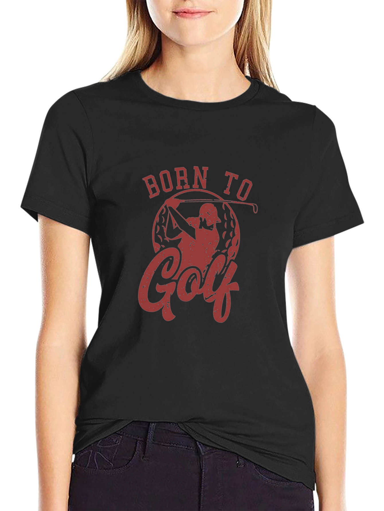 Born To Golf Tee - Golfer Gift