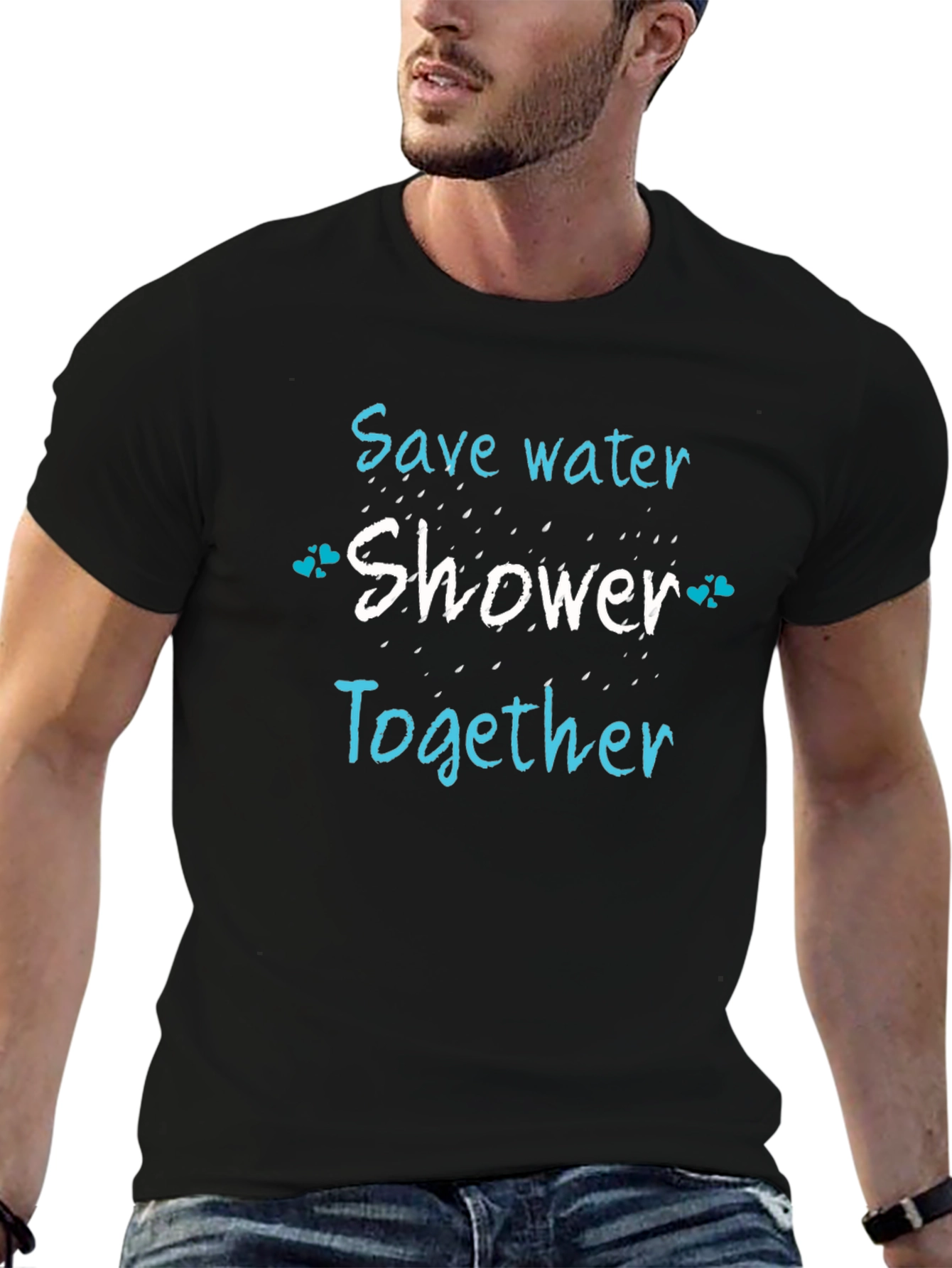 Save Water Shower Together Graphic Tee