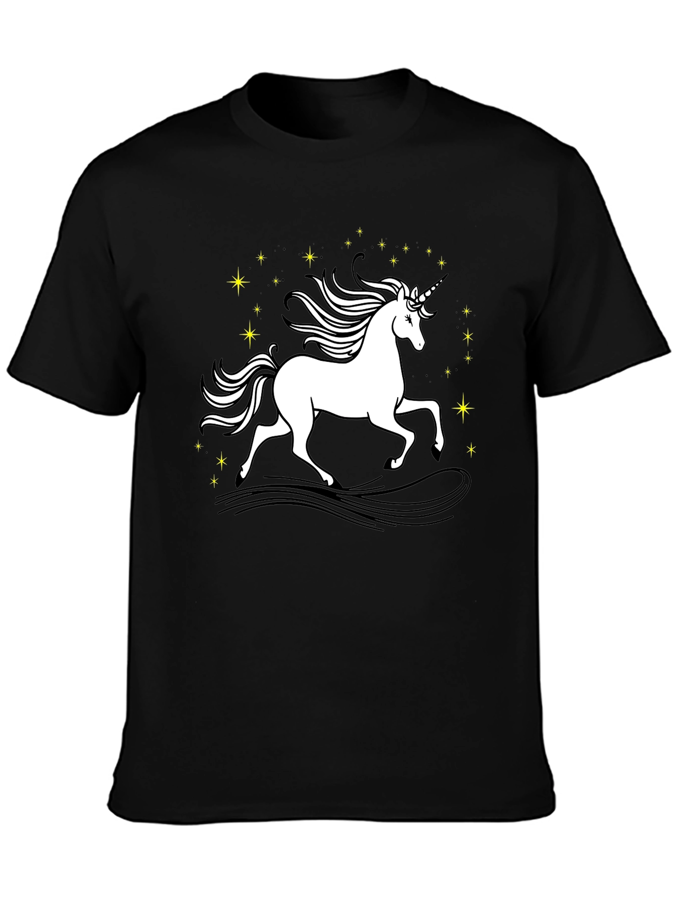 Unicorn Starry Night Graphic Tee