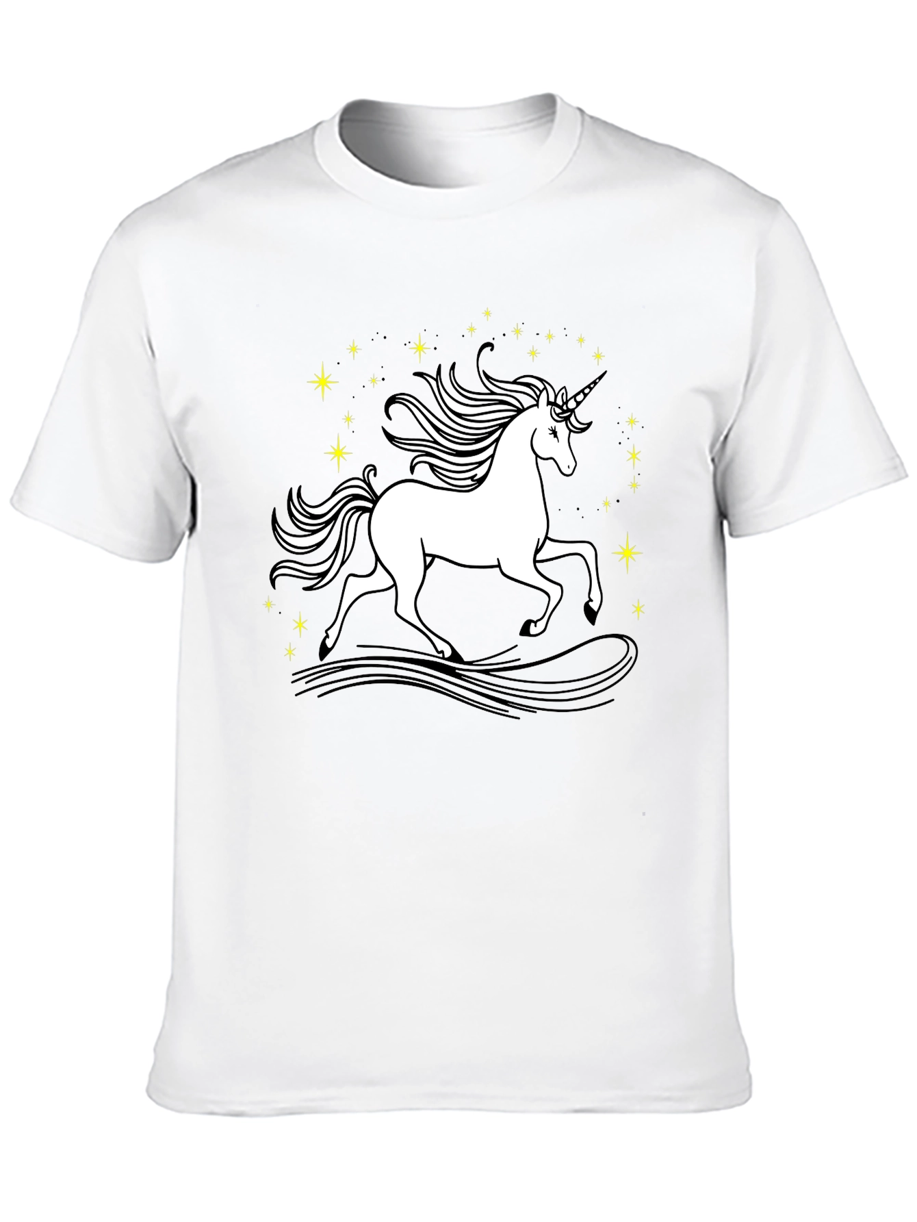 Unicorn Starry Night Graphic Tee