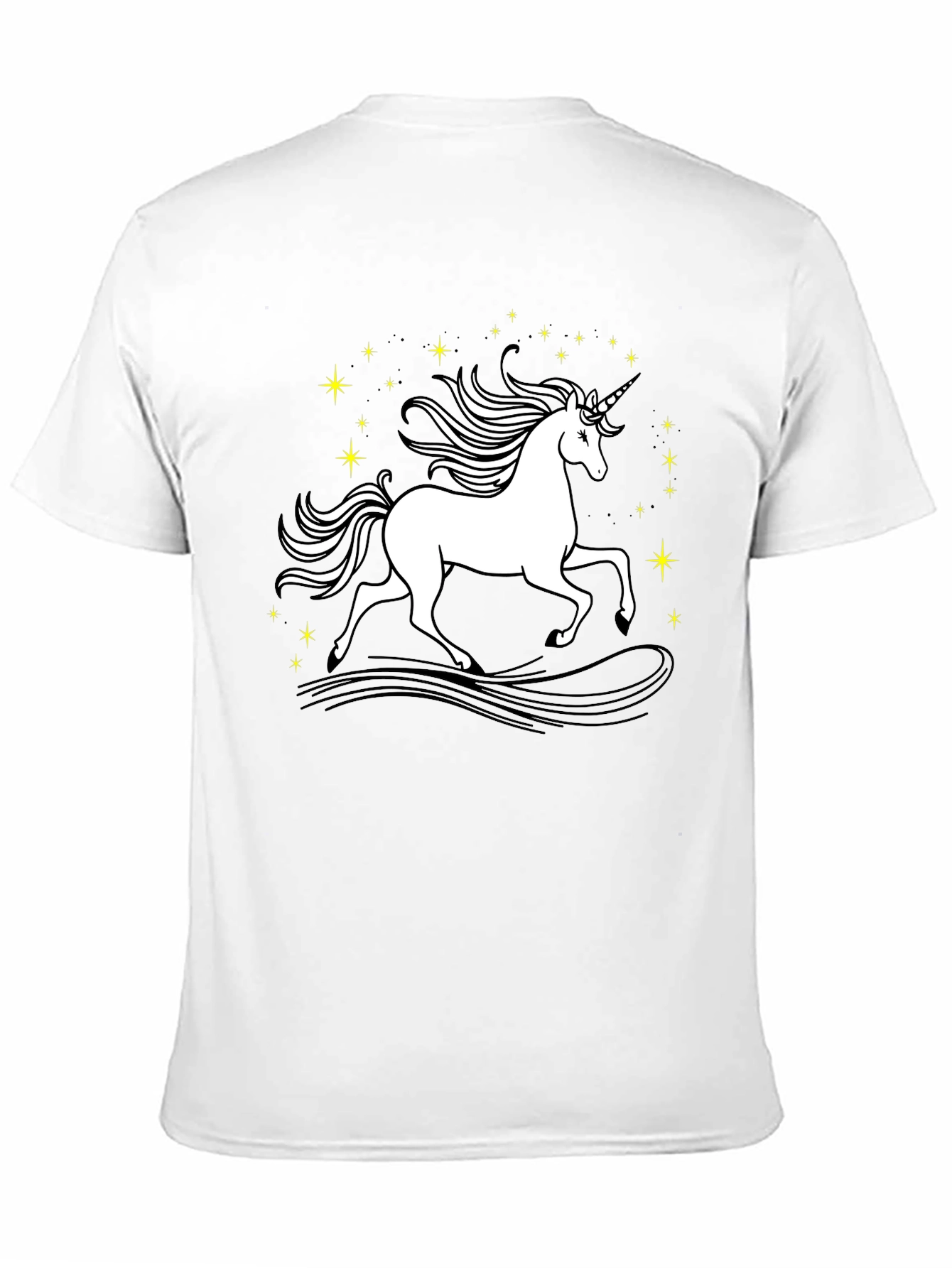 Unicorn Starry Night Graphic Tee