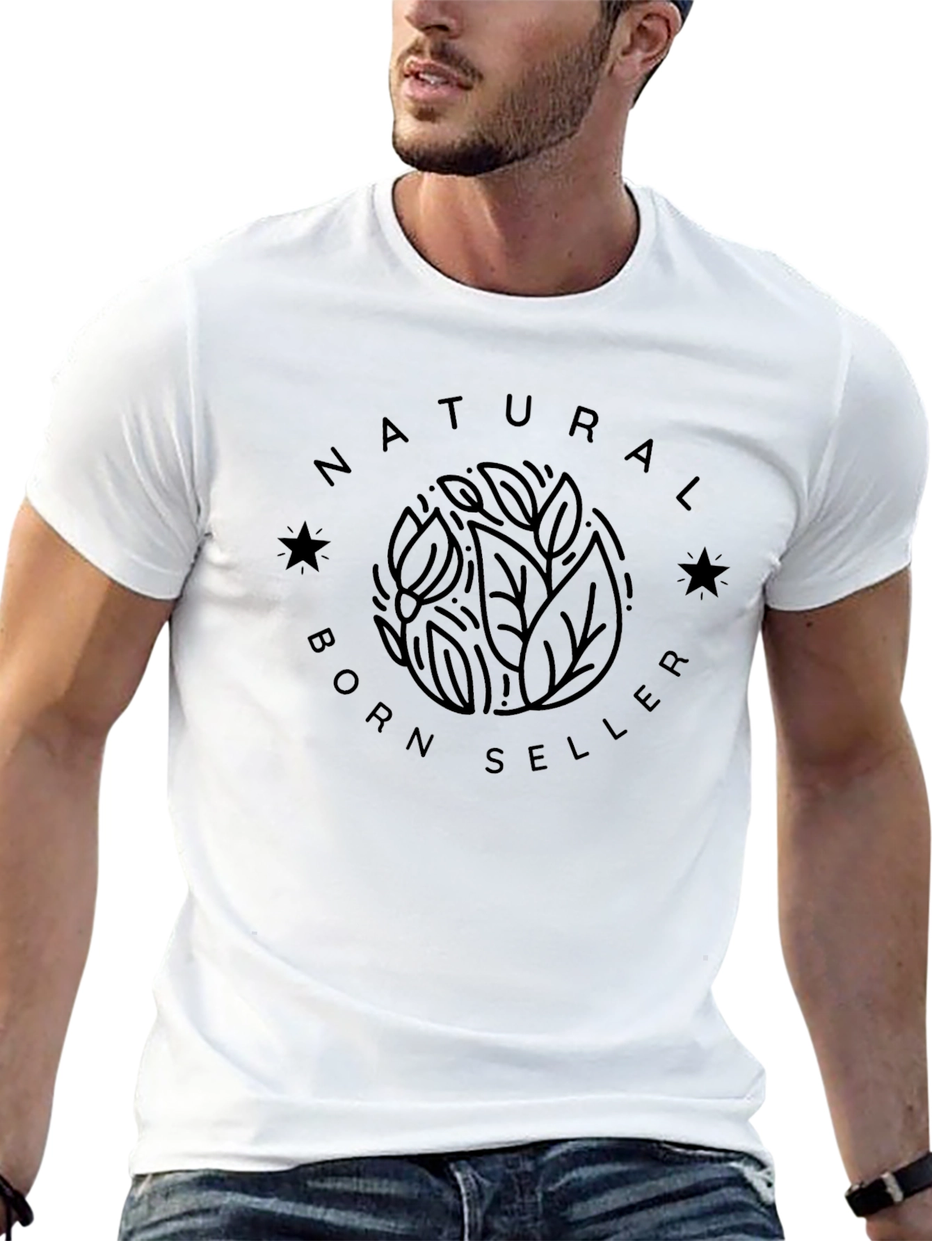 Natural Born Seller Black T-Shirt