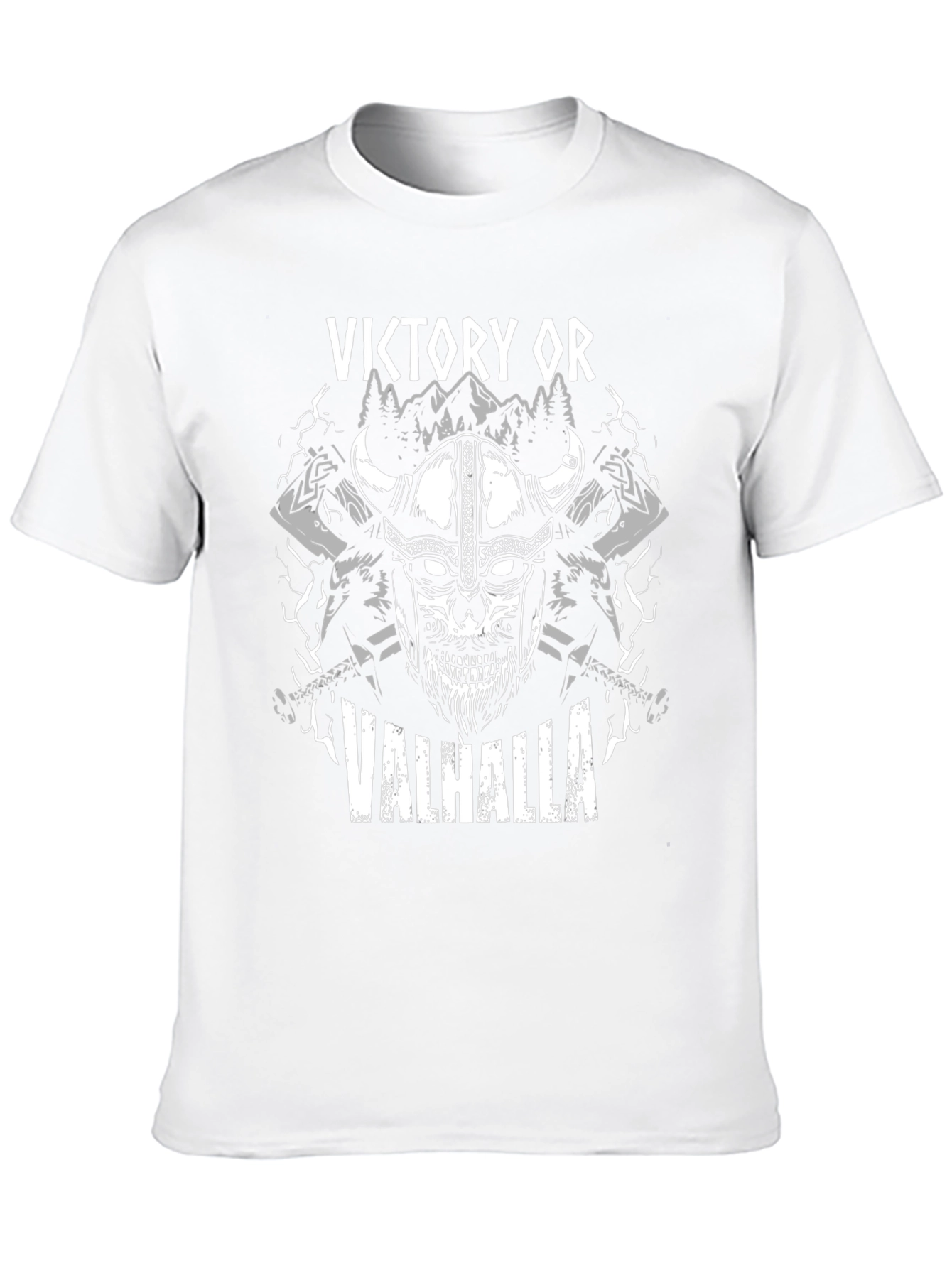 Victory or Valhalla Viking Skull T-Shirt