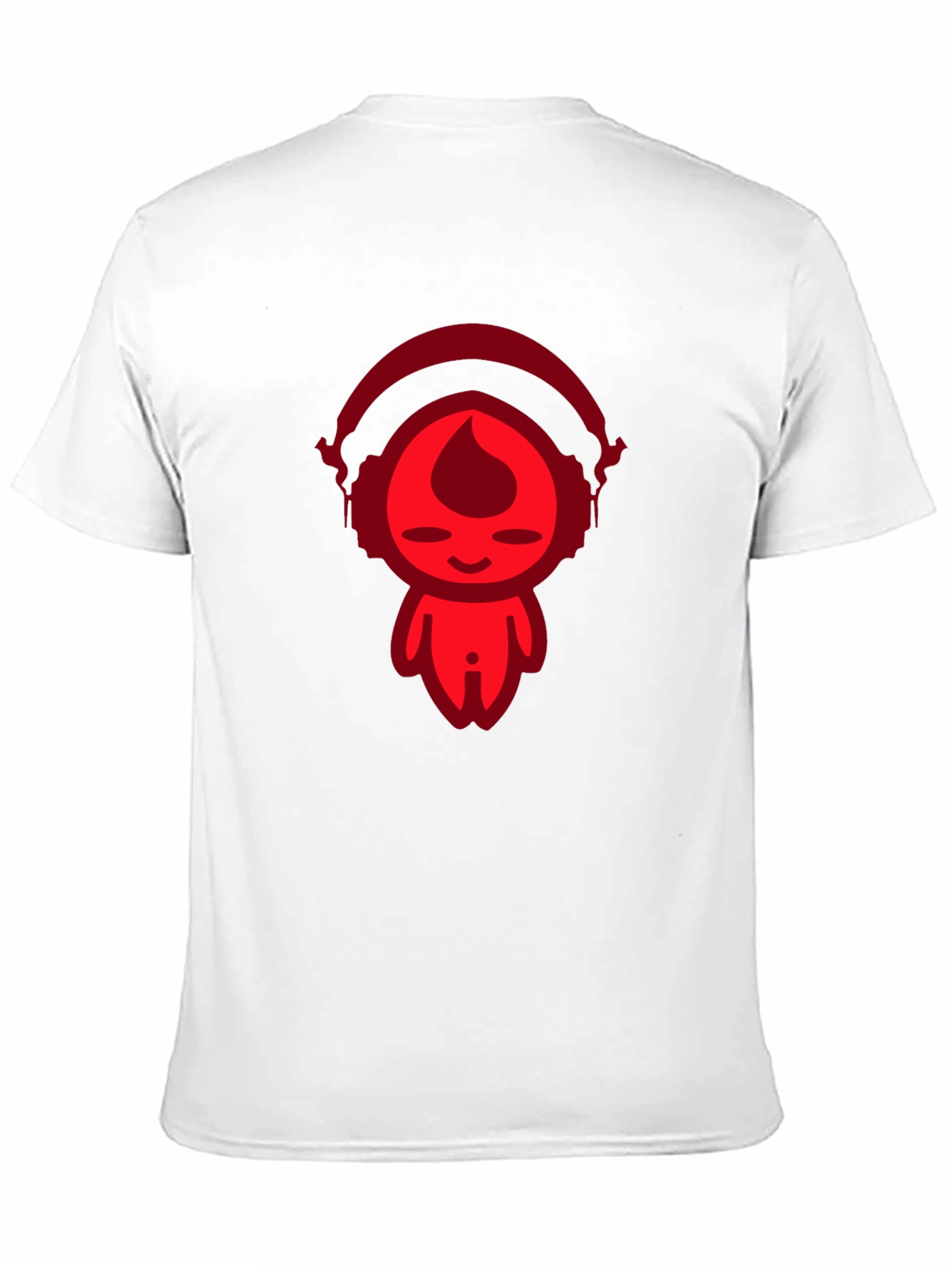 Cool Red Graphic Print Black T-Shirt