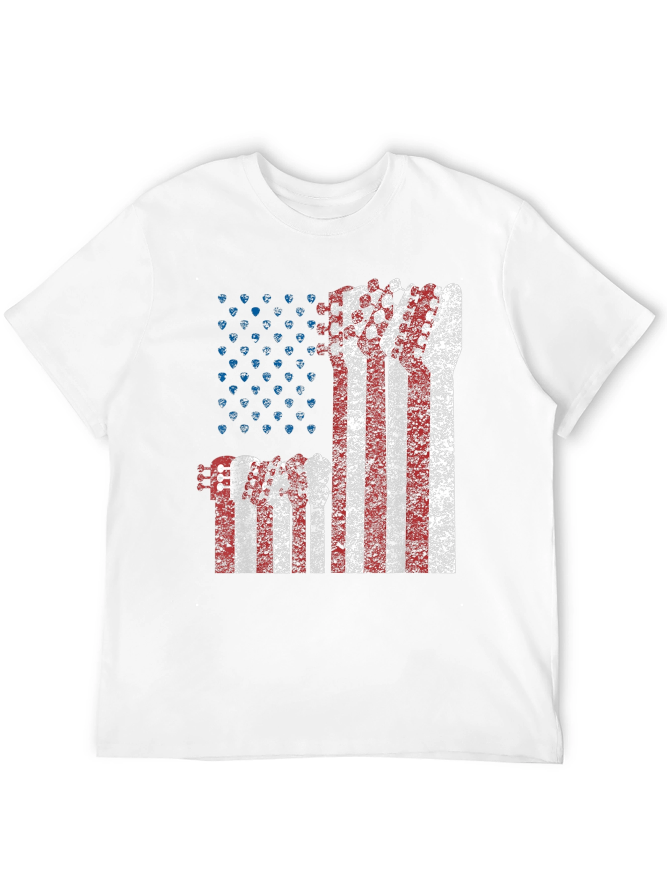 American Flag Guitar T-Shirt