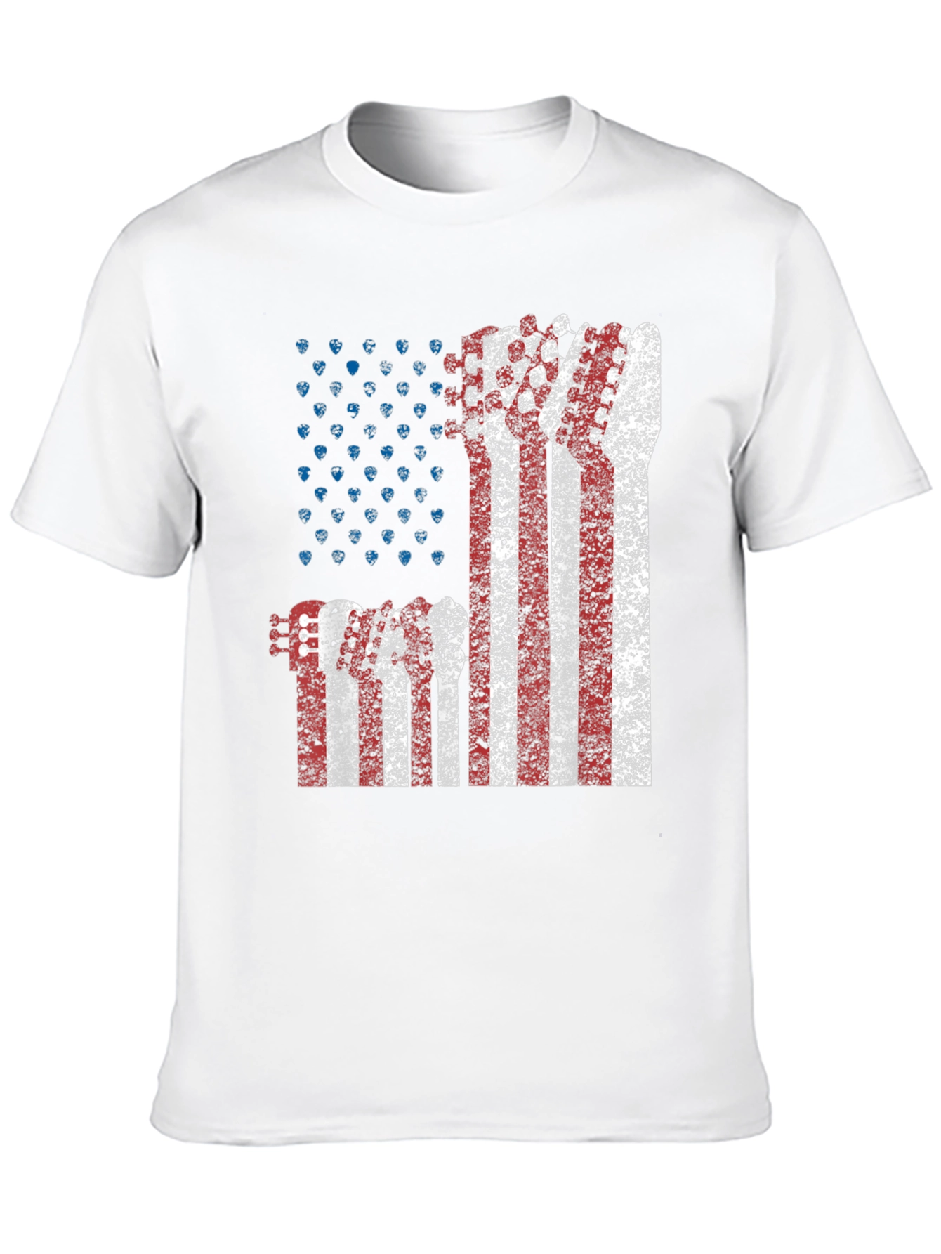 American Flag Guitar T-Shirt