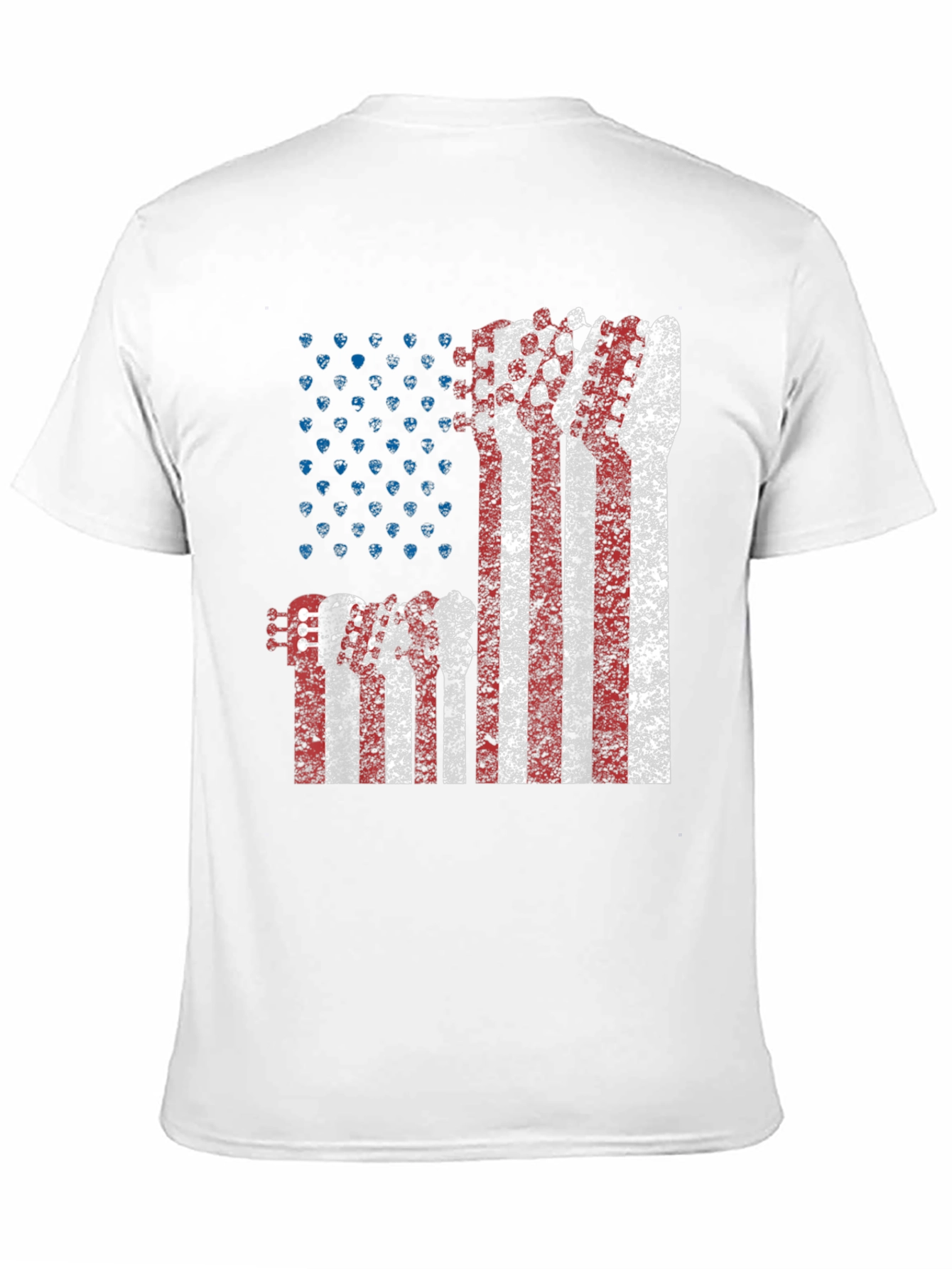 American Flag Guitar T-Shirt