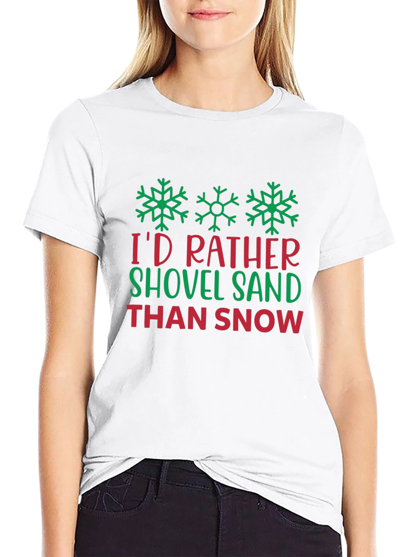 Shovel Sand T-Shirt - Funny Winter Holiday Tee