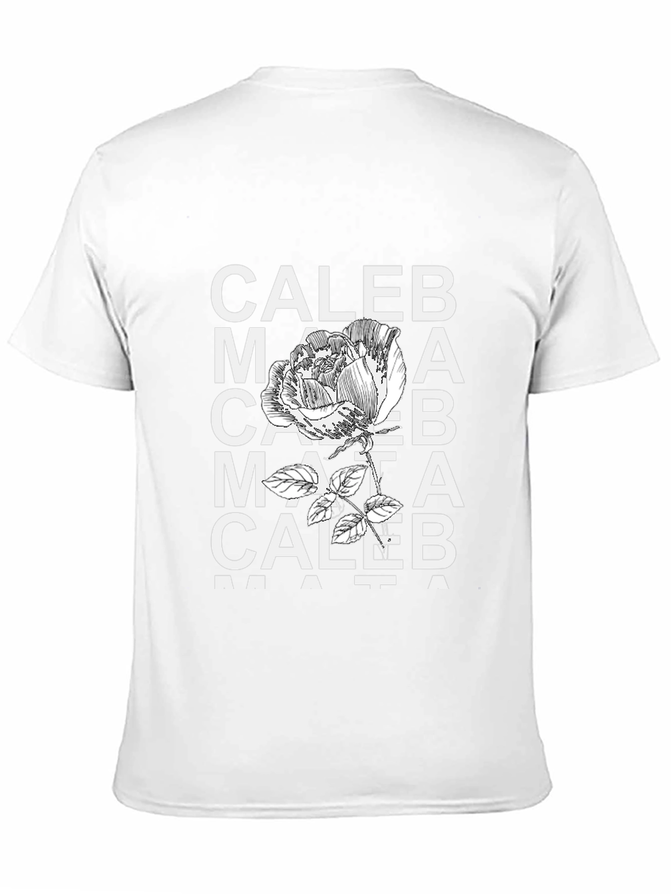 CALEB Name Graphic T-Shirt - Soft Cotton Blend
