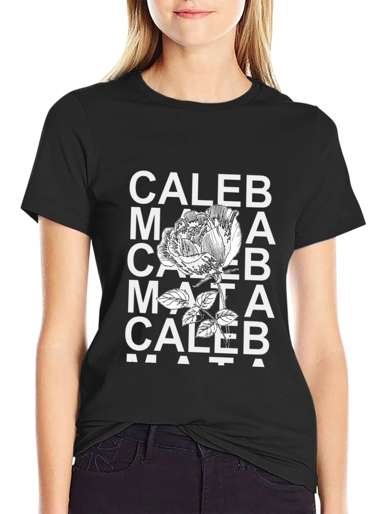 CALEB Name Graphic T-Shirt - Soft Cotton Blend