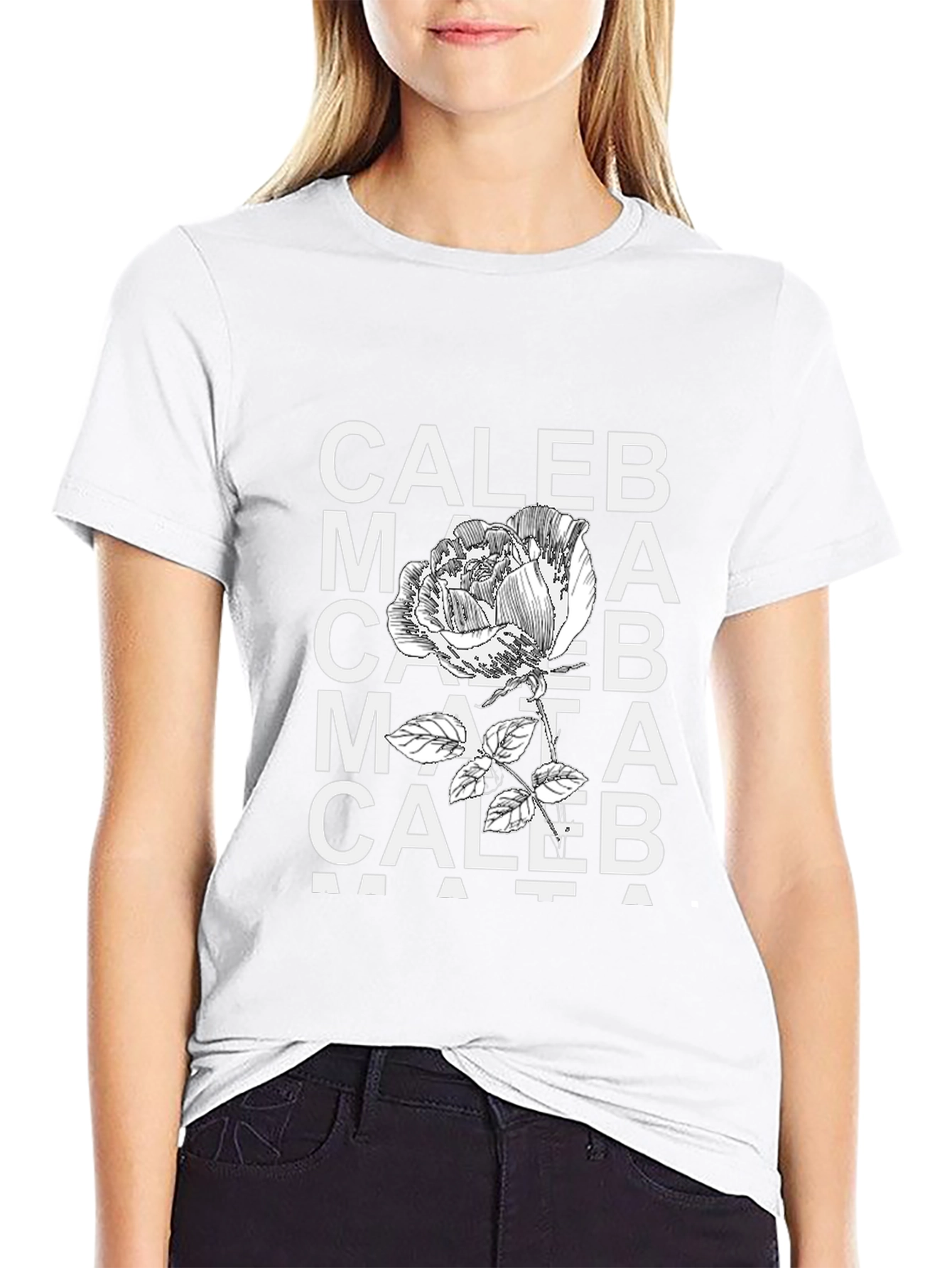 CALEB Name Graphic T-Shirt - Soft Cotton Blend
