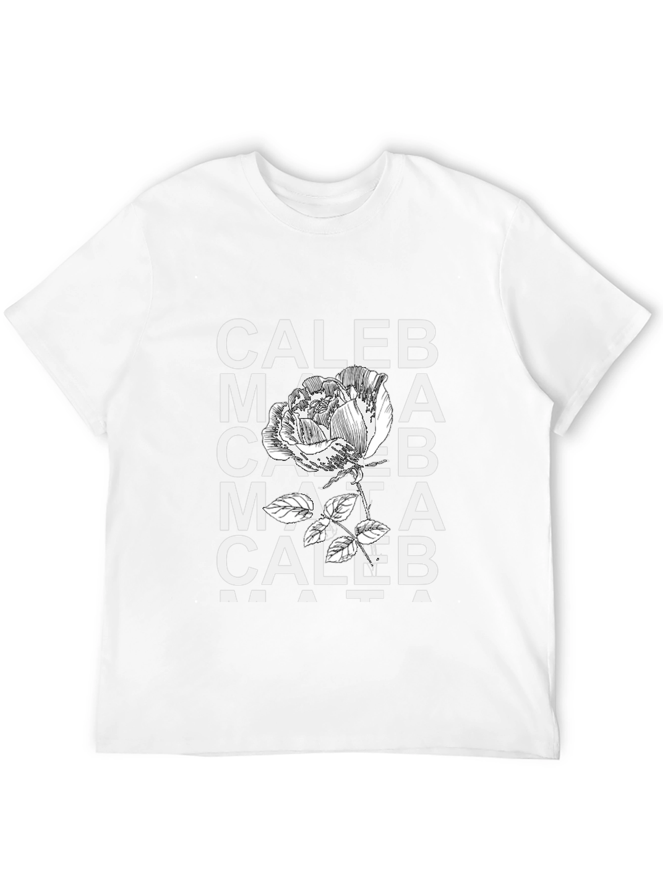 CALEB Name Graphic T-Shirt - Soft Cotton Blend