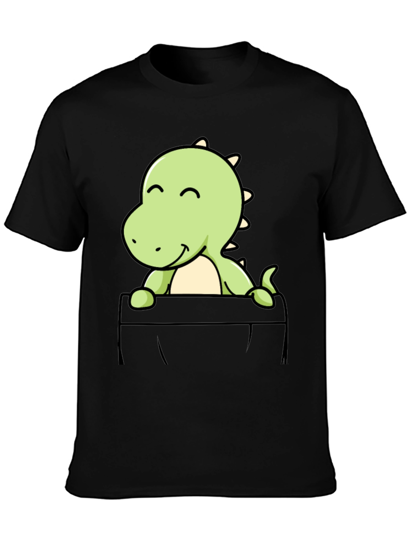 Dino Pocket T-Shirt - Cute Graphic Tee