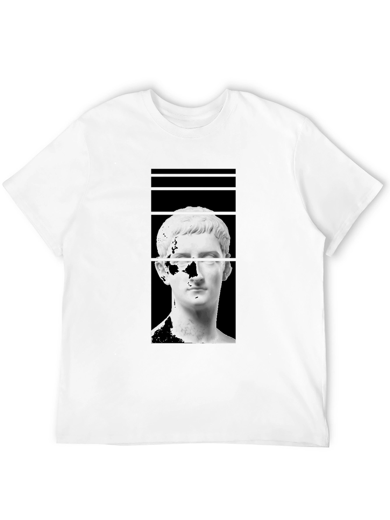 Ancient Bust Graphic Tee - Black