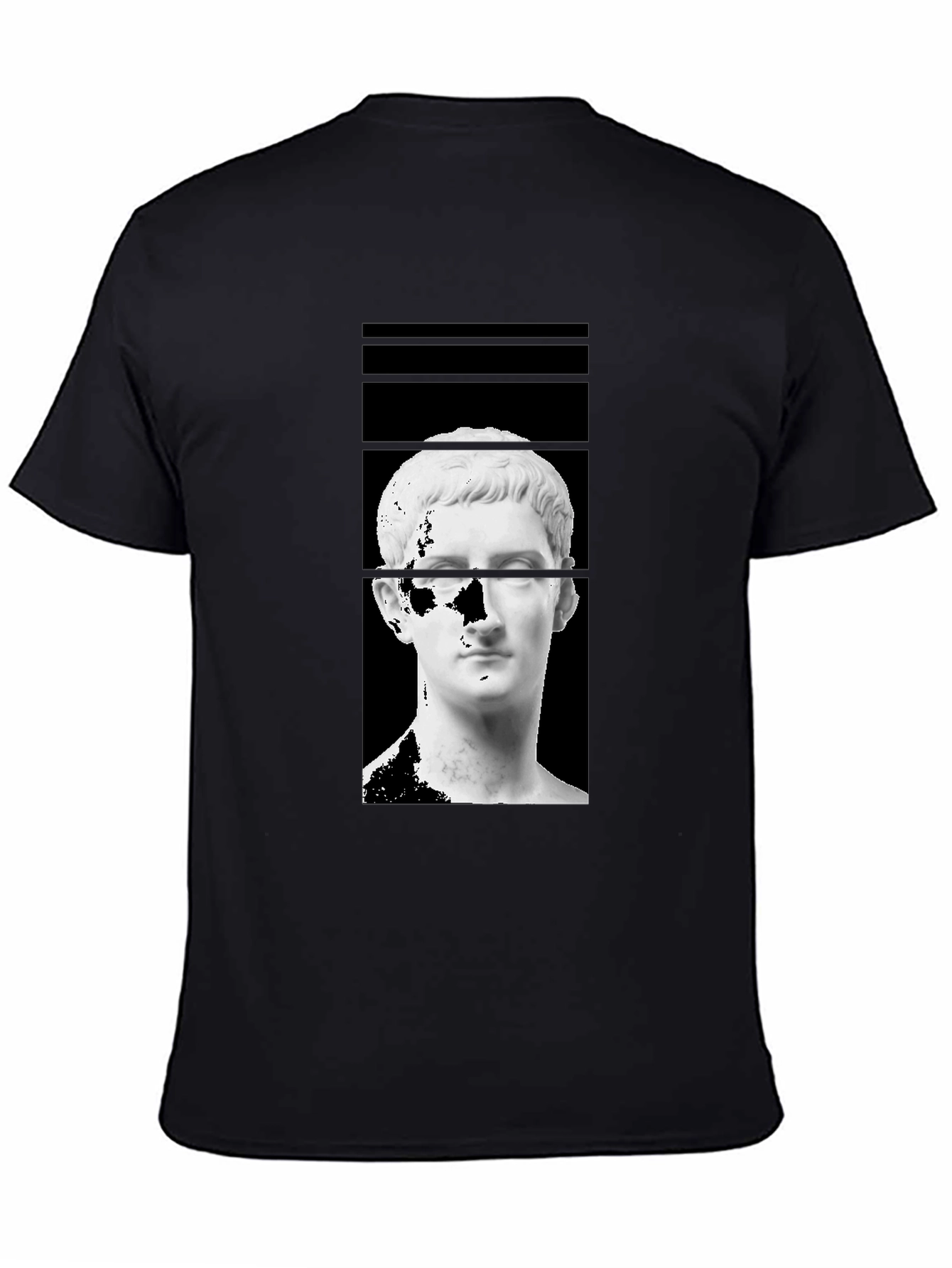 Ancient Bust Graphic Tee - Black