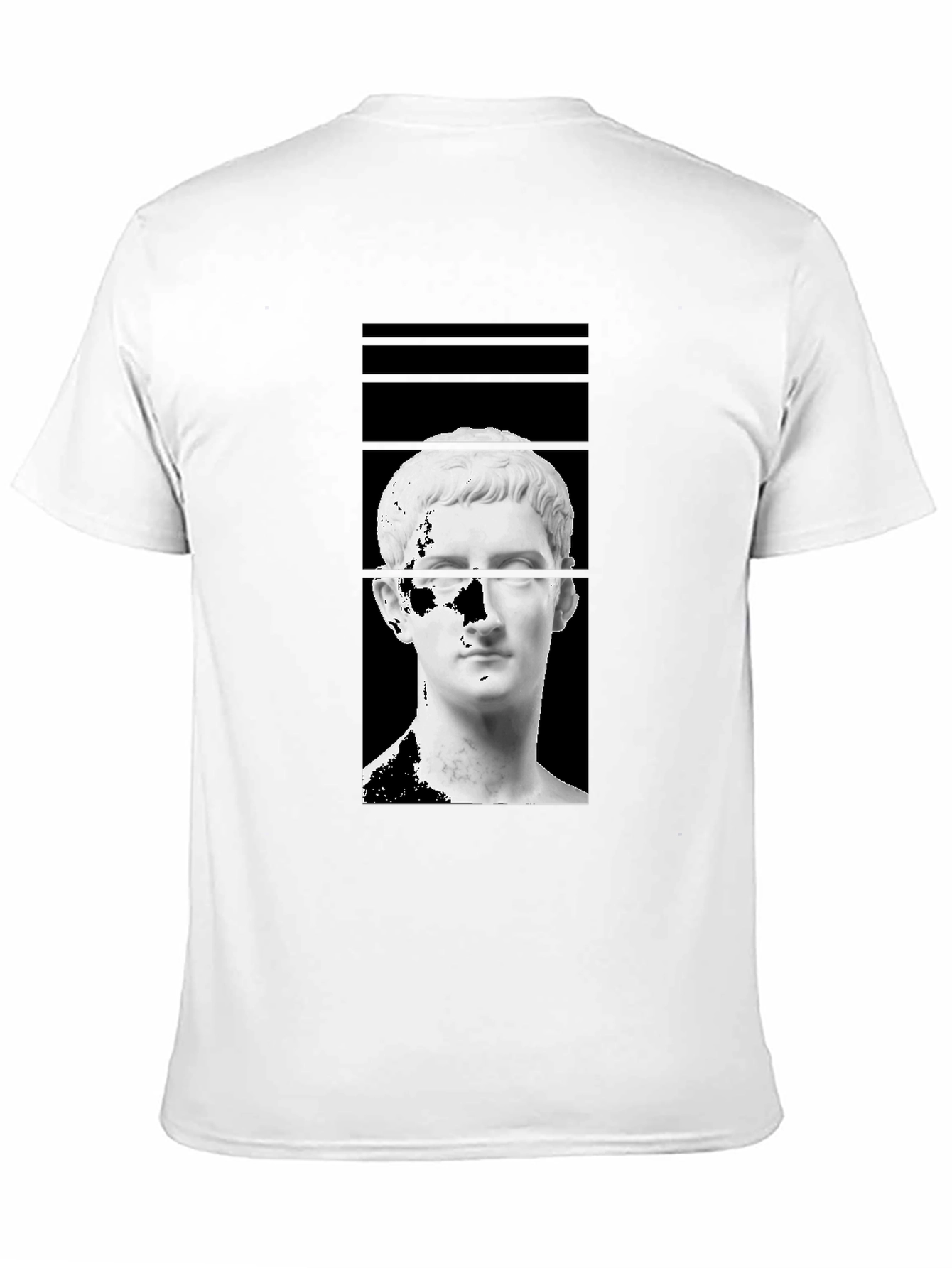 Ancient Bust Graphic Tee - Black