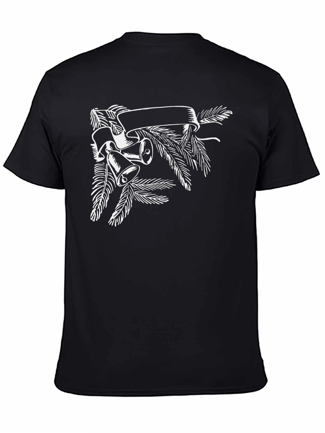 Festive Bells & Banner Graphic Tee - Holiday Style