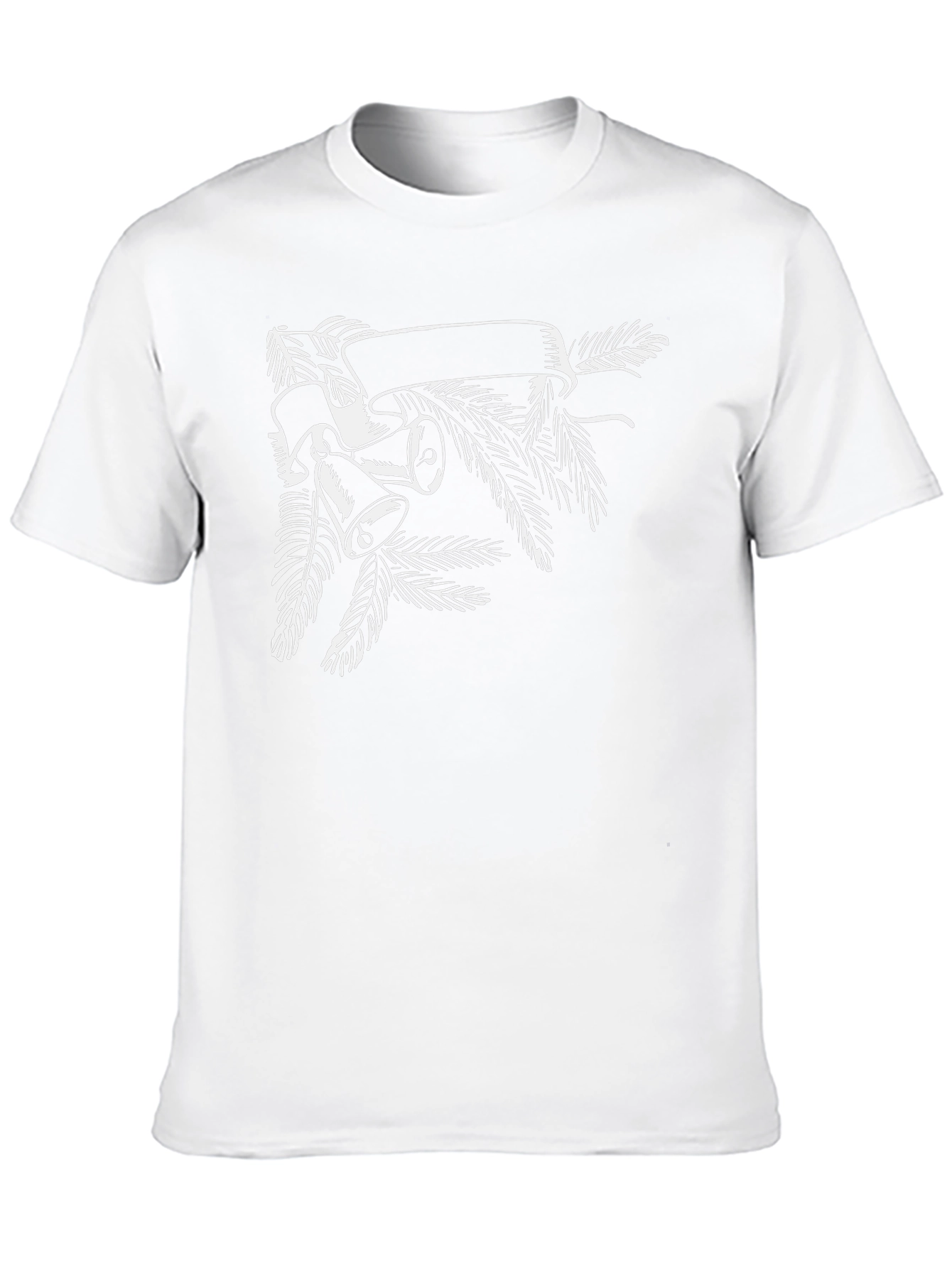 Festive Bells & Banner Graphic Tee - Holiday Style