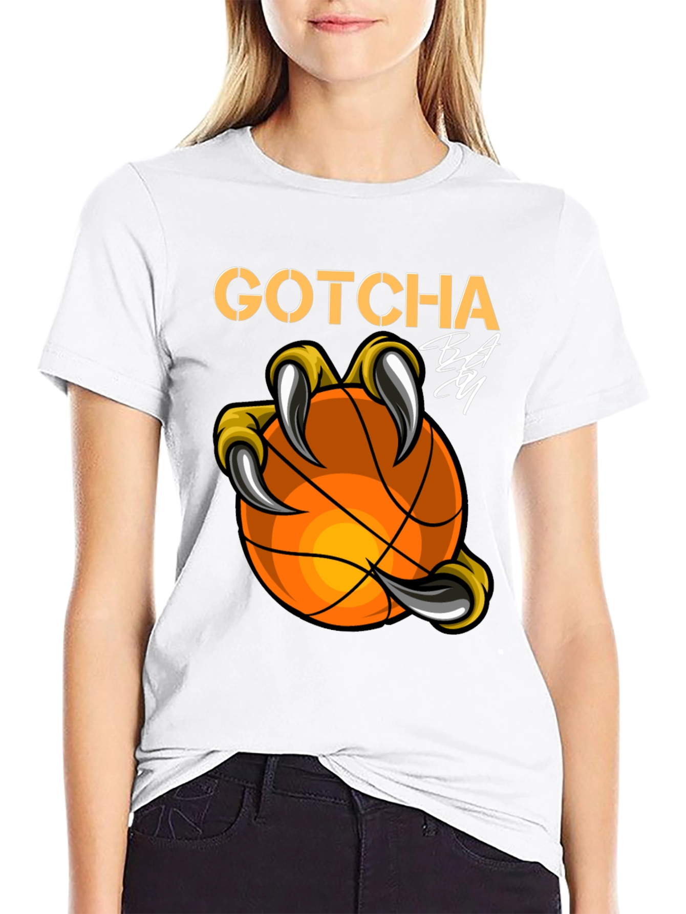 Gotcha Basketball Graphic T-Shirt - Black