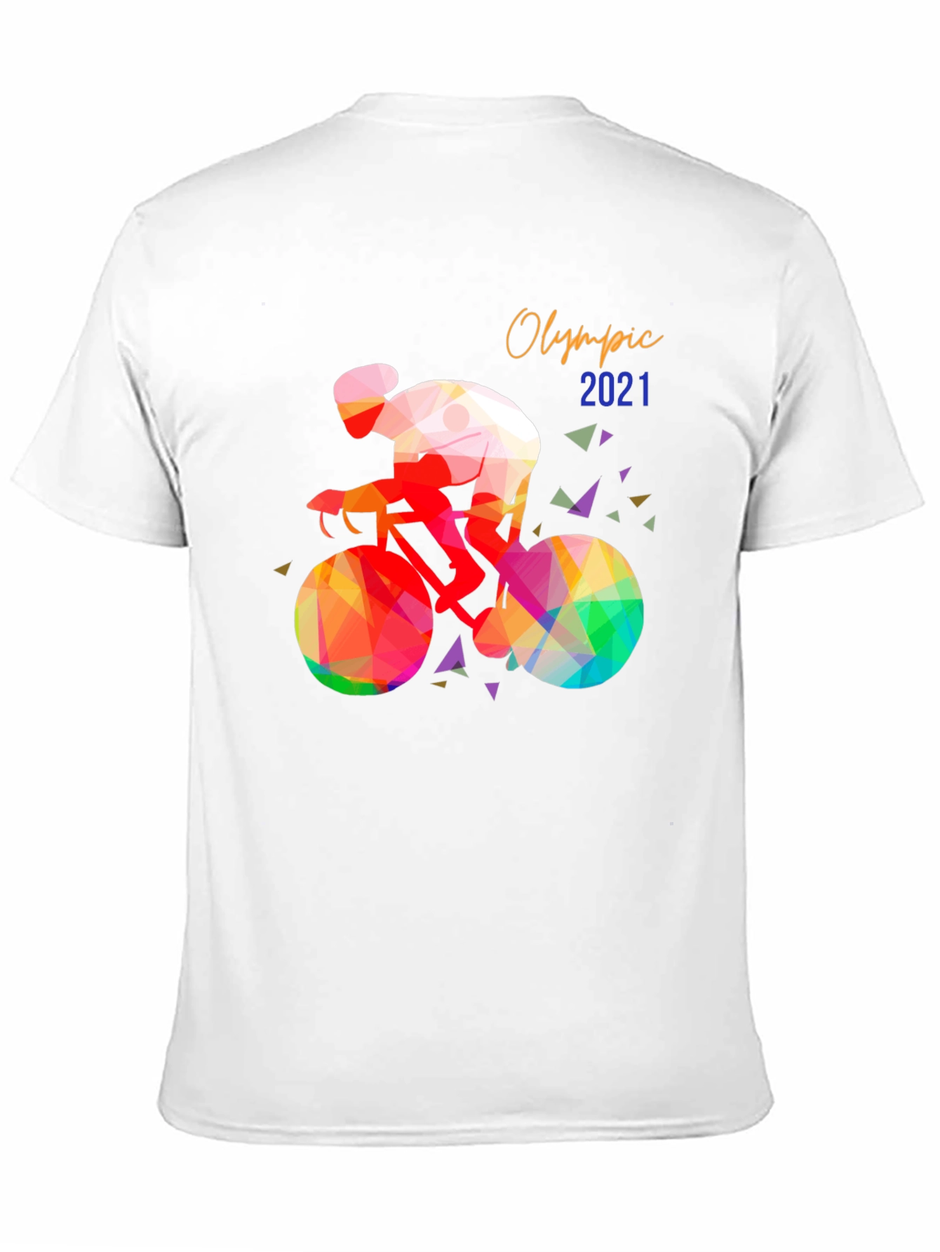 Olympic 2021 Cyclist Graphic T-Shirt - Black