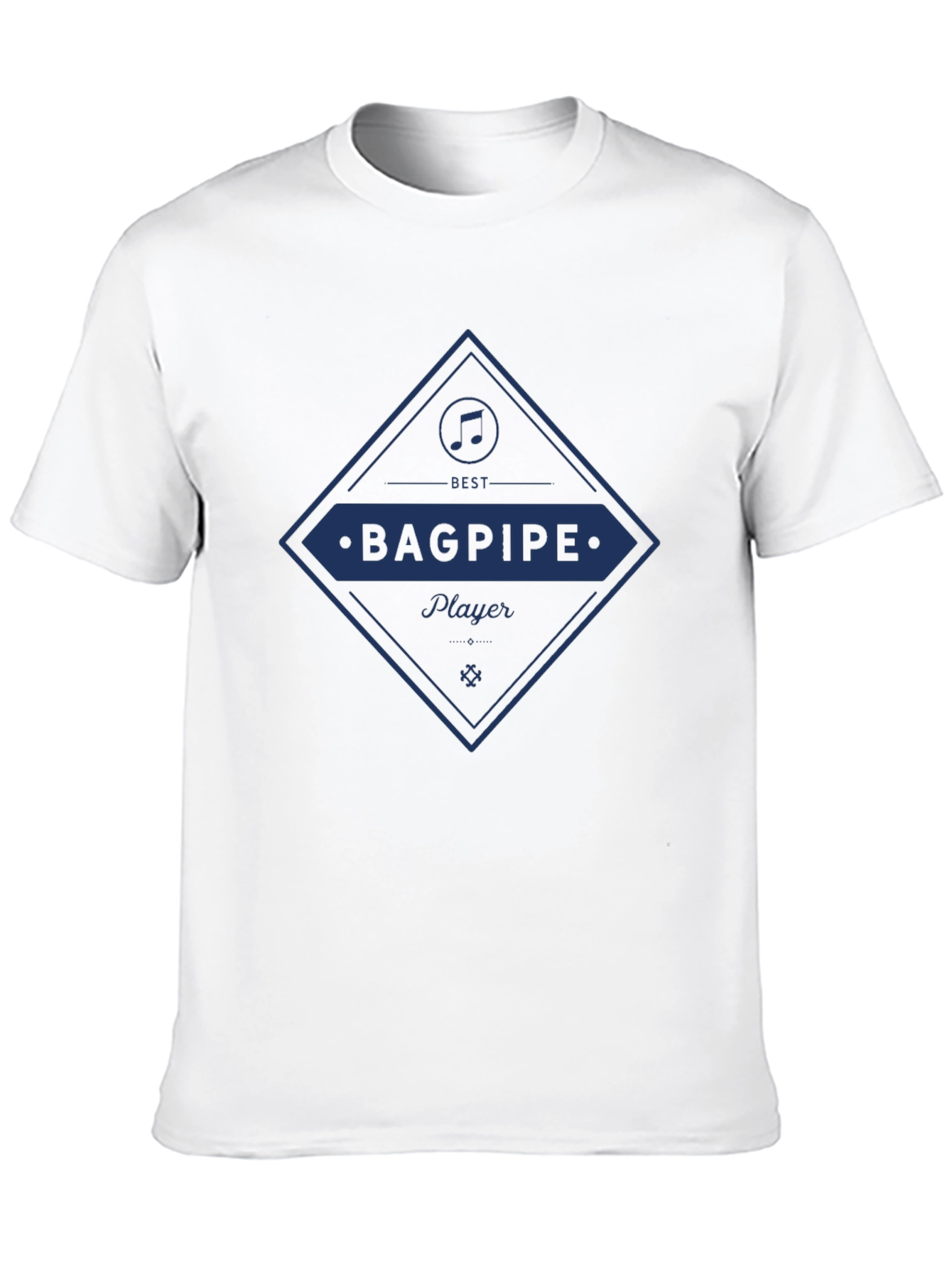 Best Bagpipe Player Graphic Tee - Black