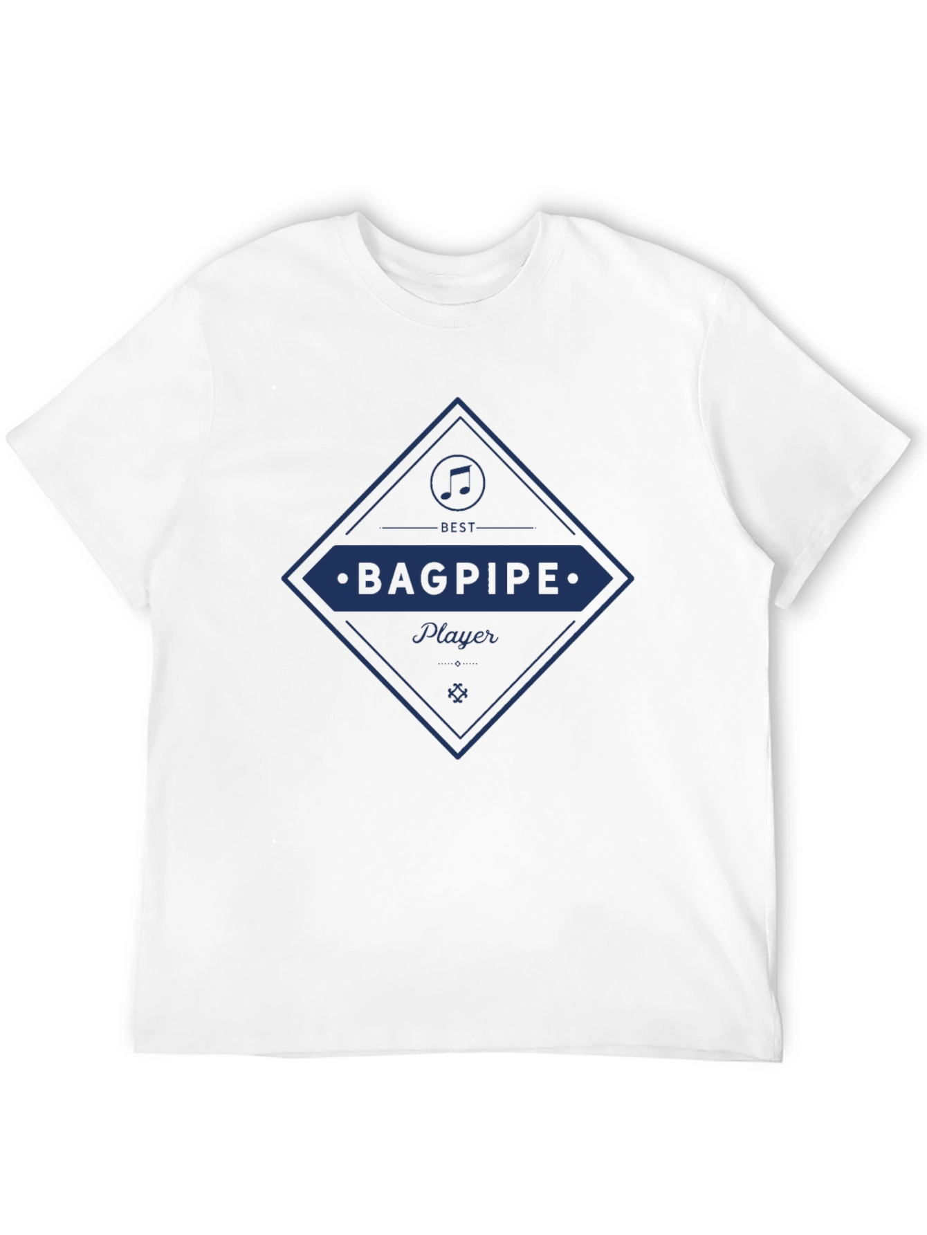 Best Bagpipe Player Graphic Tee - Black