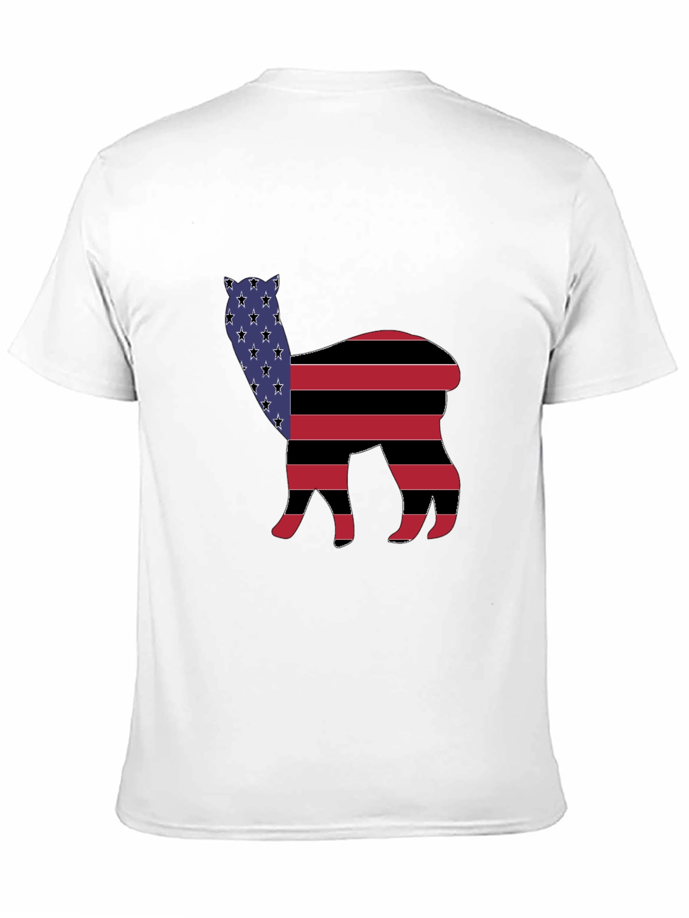 American Flag Llama T-Shirt