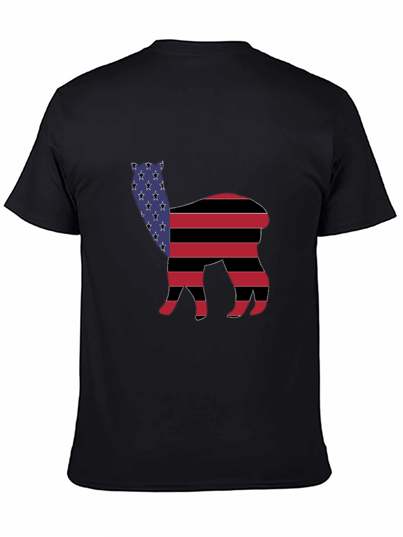 American Flag Llama T-Shirt