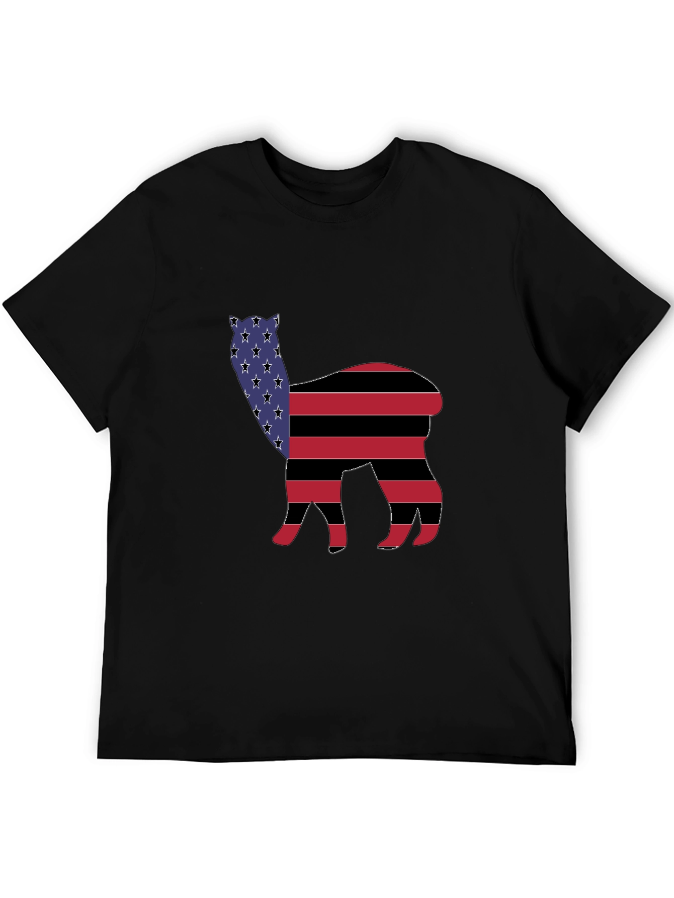 American Flag Llama T-Shirt