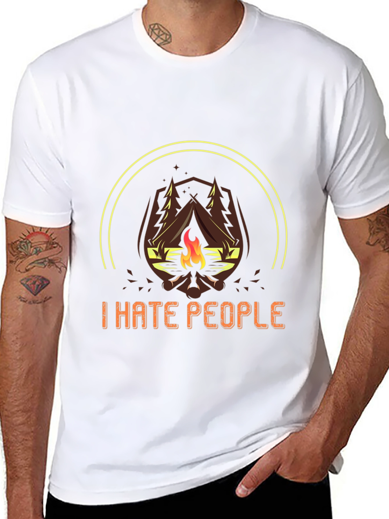I Hate People Camping T-Shirt