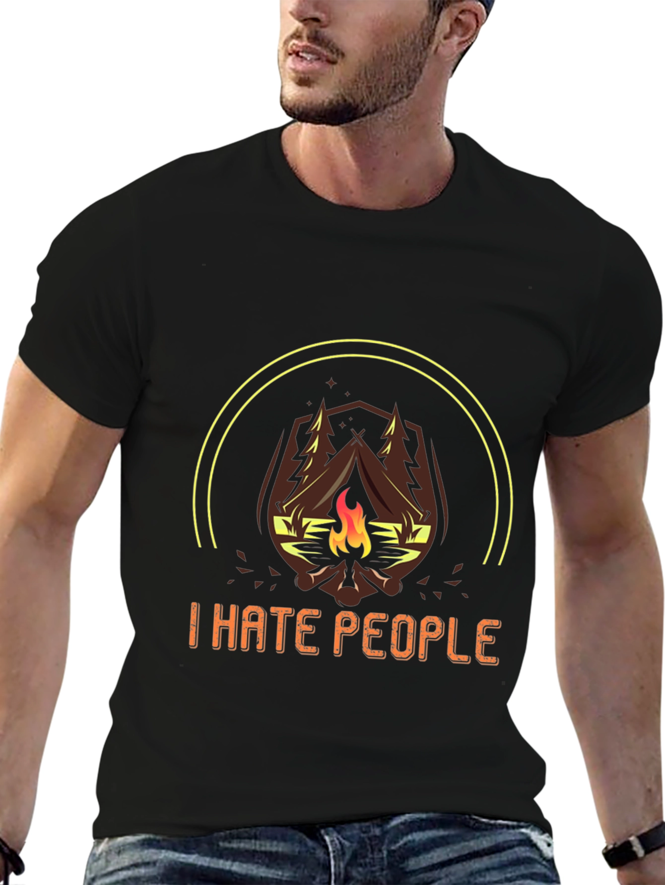 I Hate People Camping T-Shirt