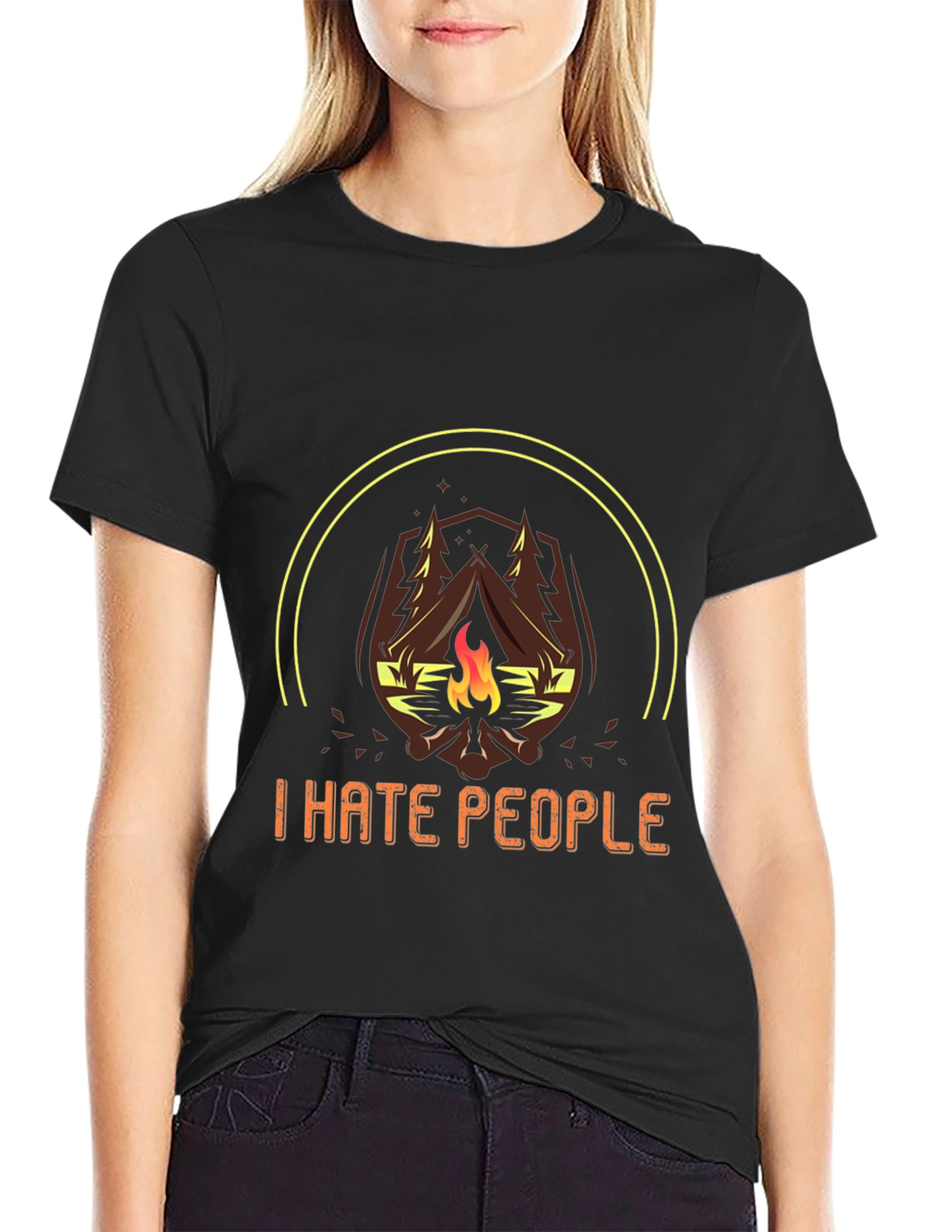 I Hate People Camping T-Shirt