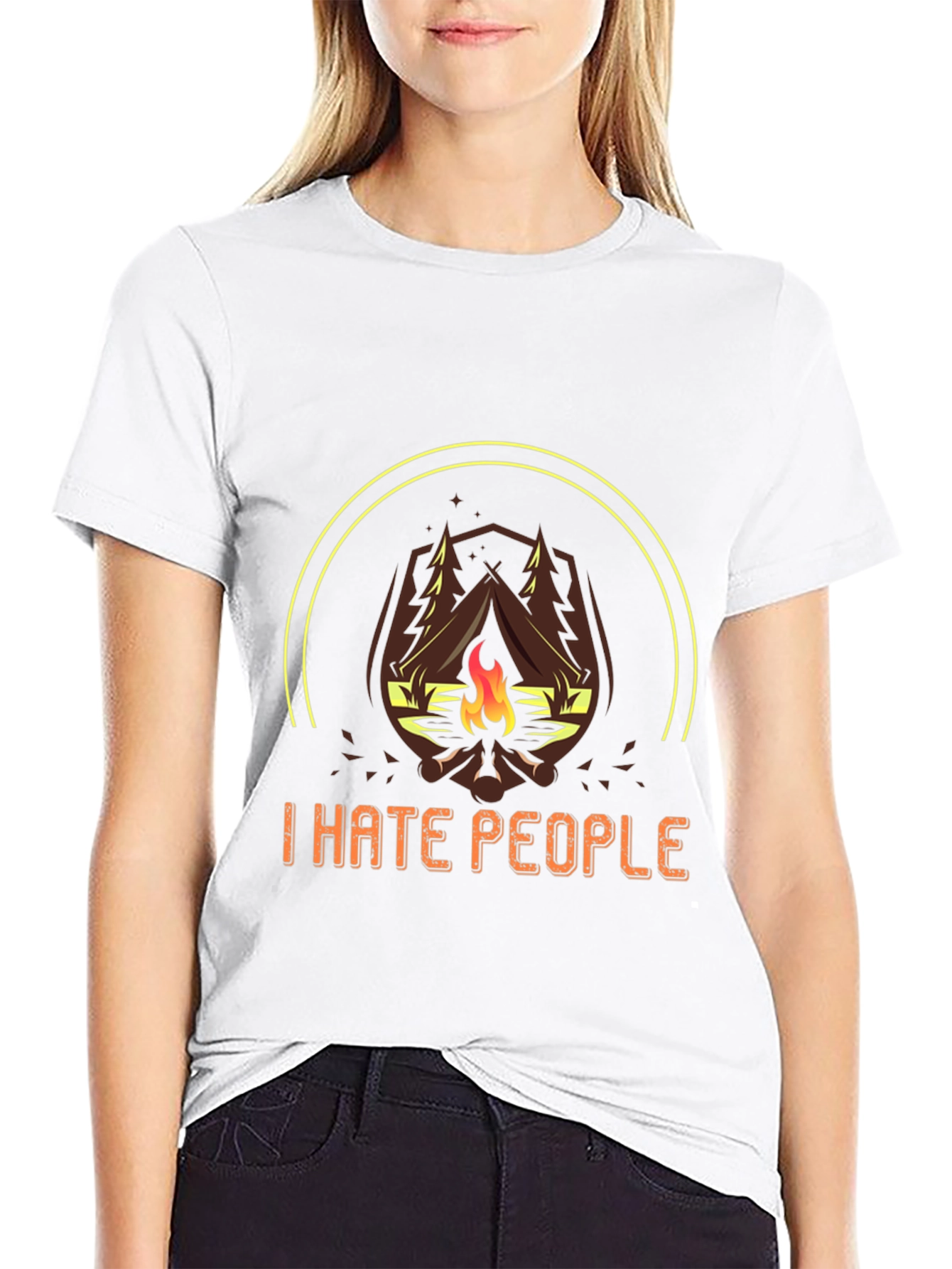 I Hate People Camping T-Shirt