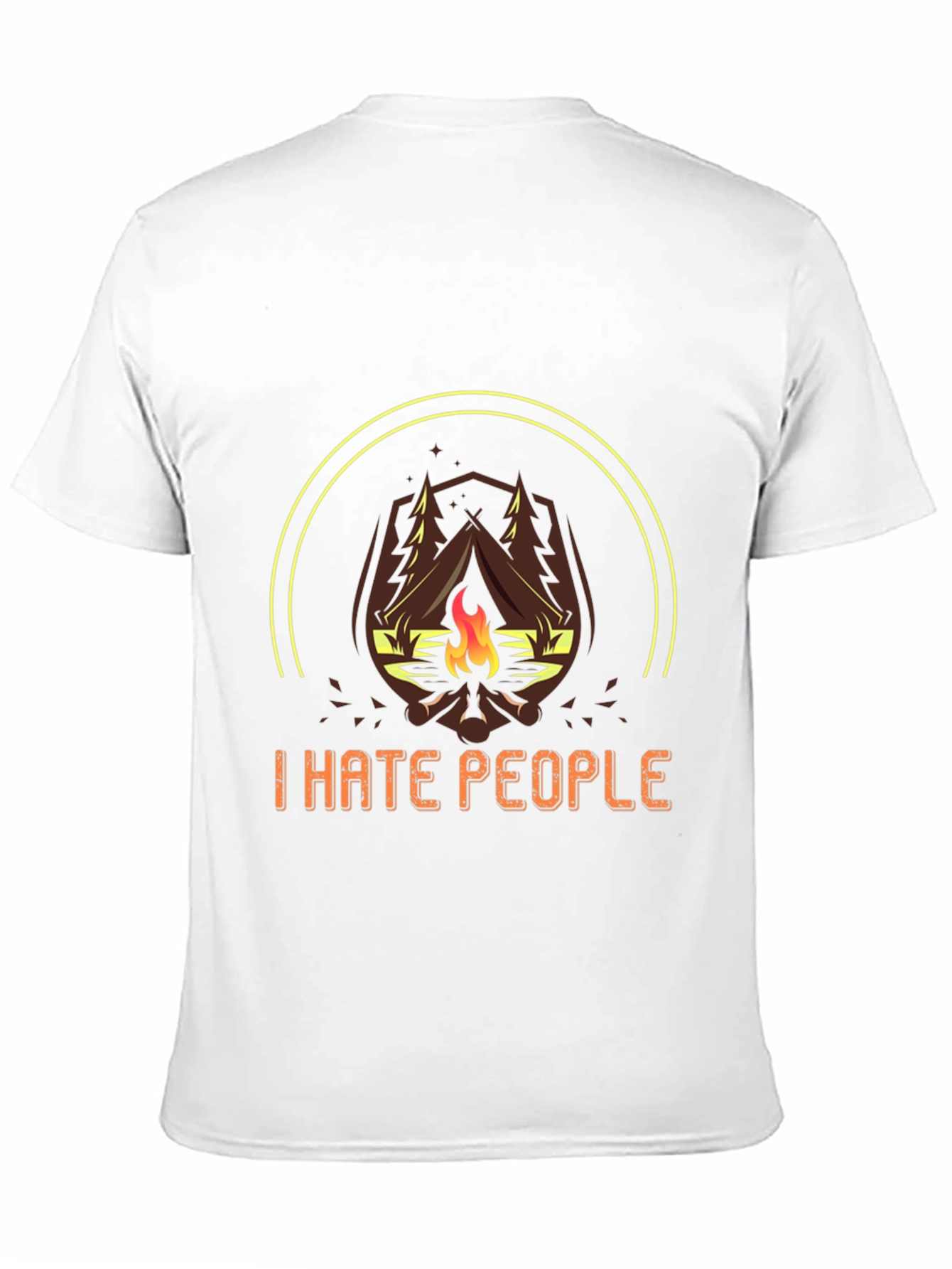 I Hate People Camping T-Shirt