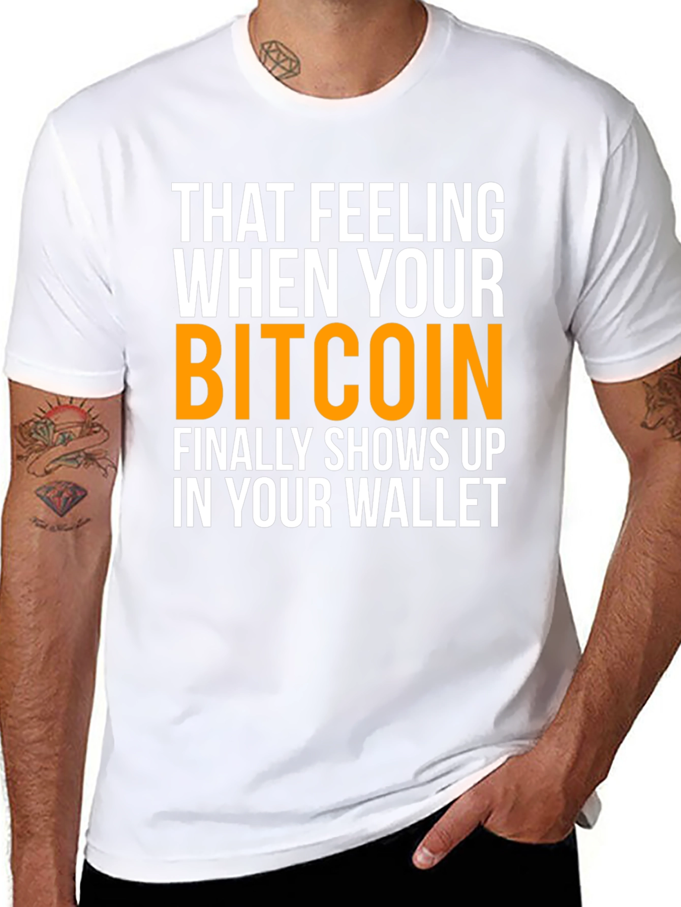 Bitcoin Wallet T-Shirt - Crypto Lover Tee