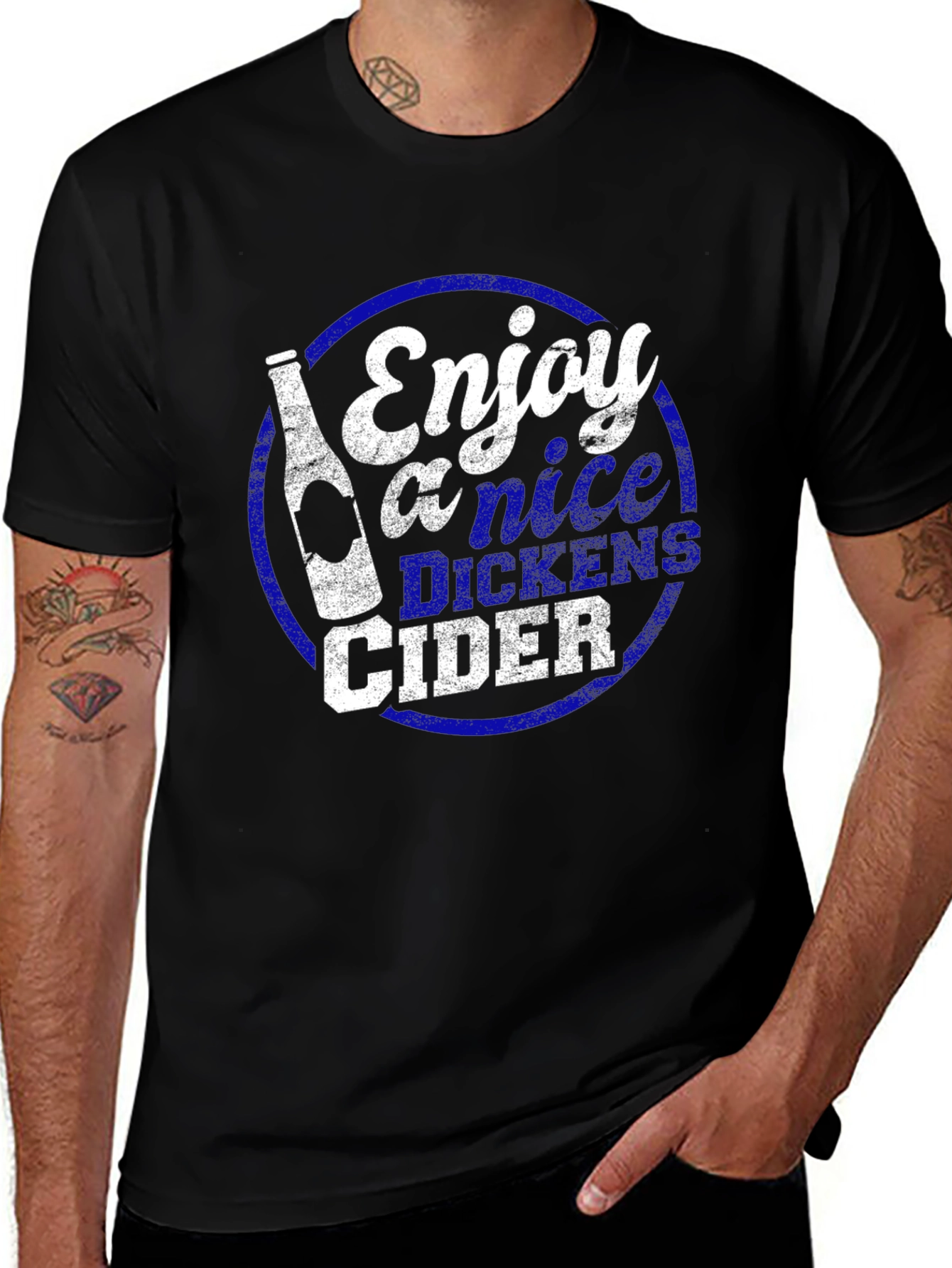 Enjoy Dickens Cider Graphic T-Shirt