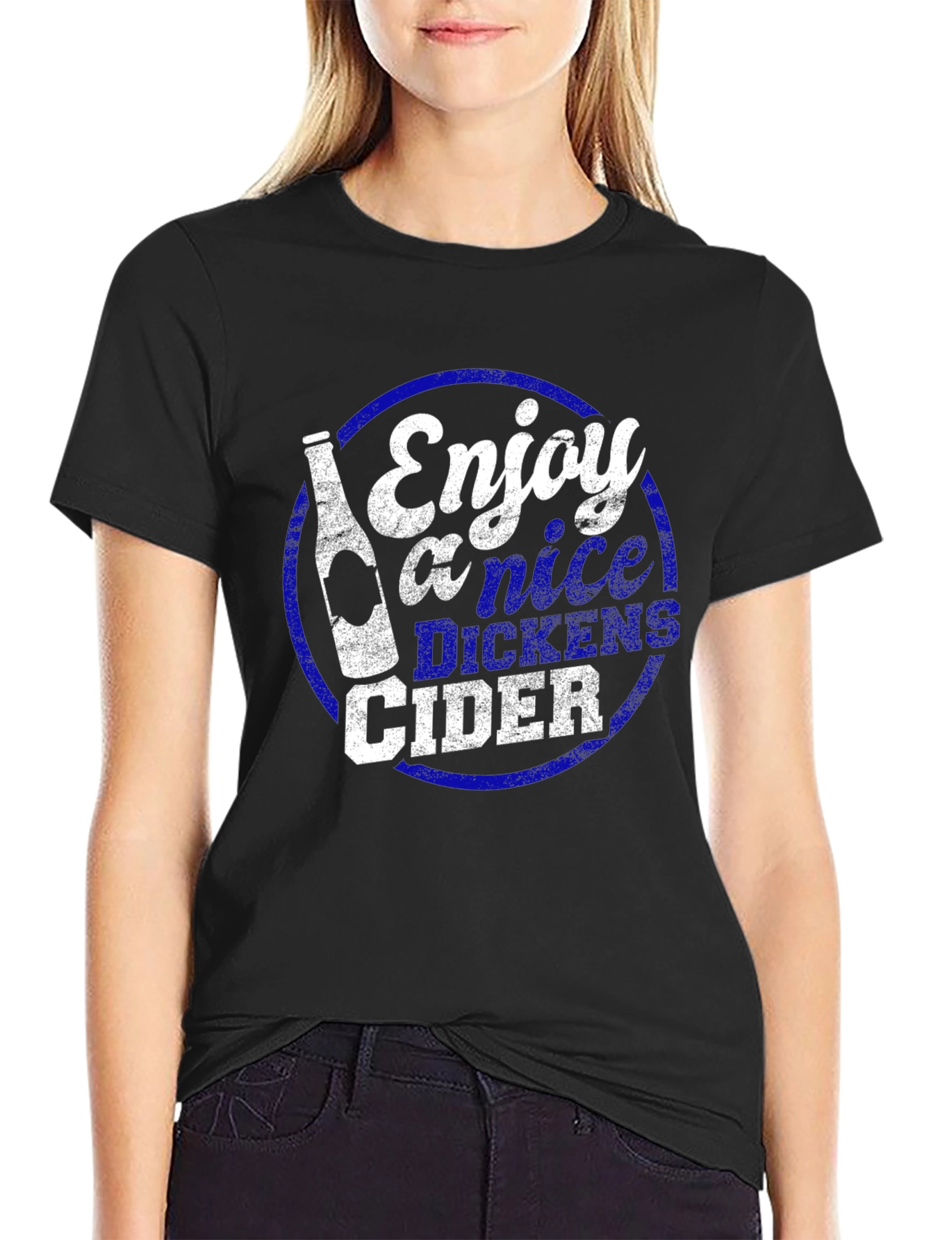 Enjoy Dickens Cider Graphic T-Shirt