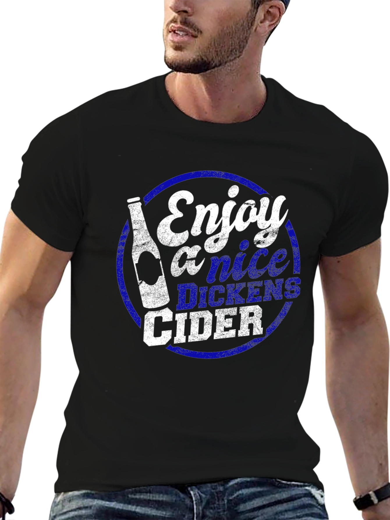 Enjoy Dickens Cider Graphic T-Shirt