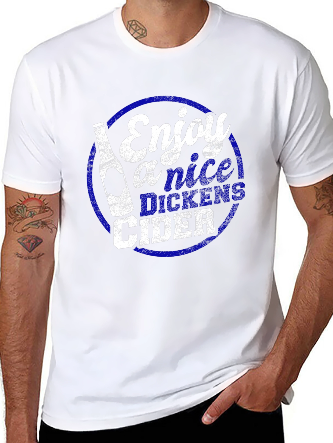 Enjoy Dickens Cider Graphic T-Shirt
