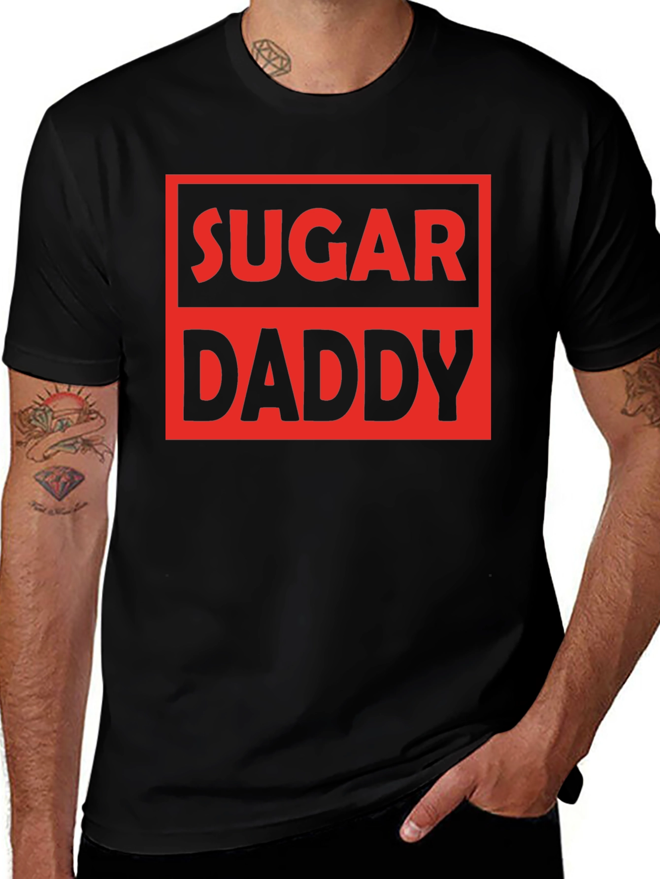 Sugar Daddy Graphic T-Shirt - Novelty Design