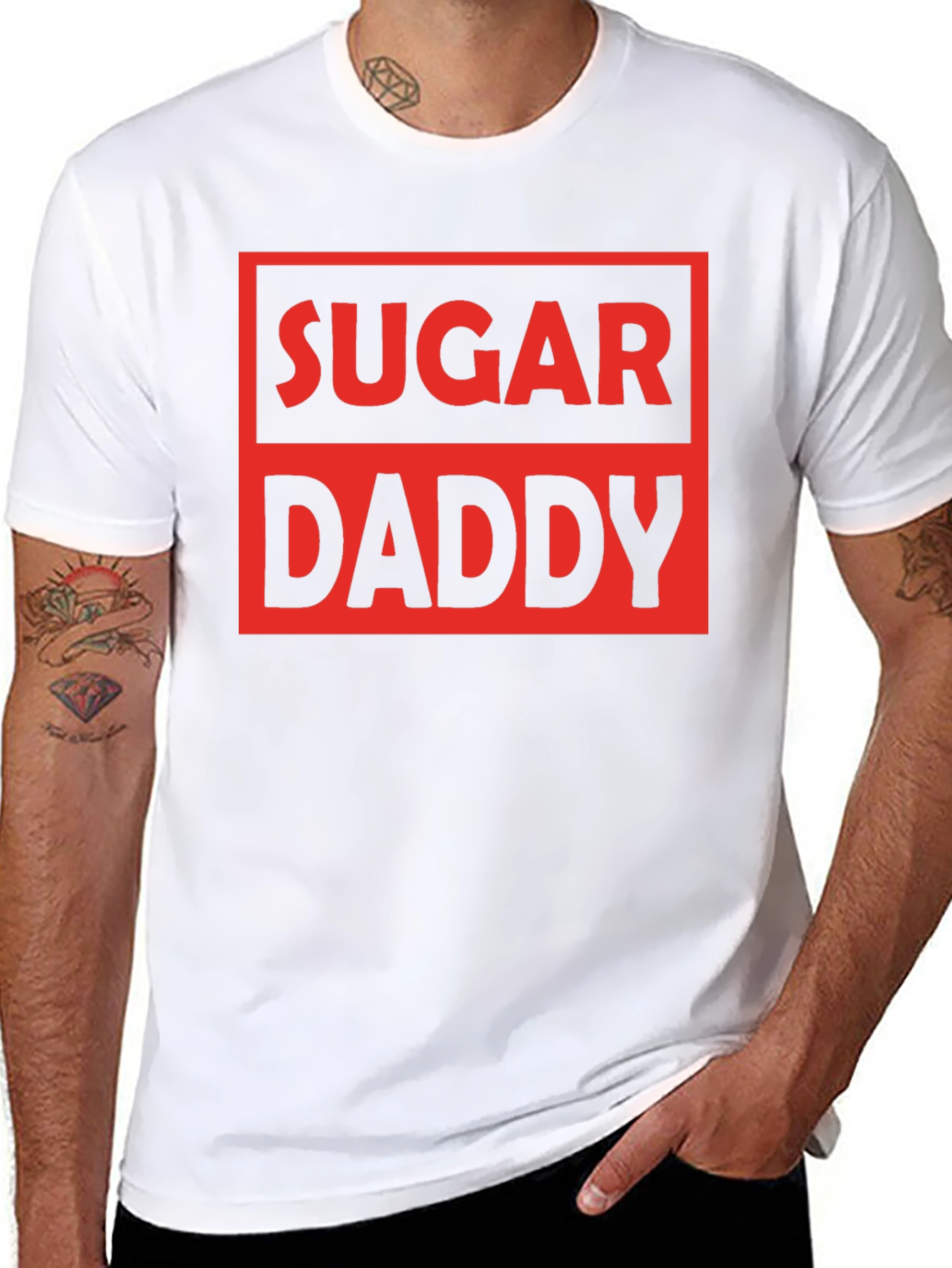 Sugar Daddy Graphic T-Shirt - Novelty Design