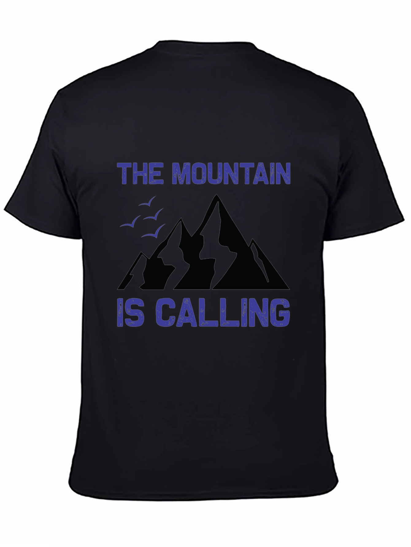 The Mountain is Calling Black T-Shirt