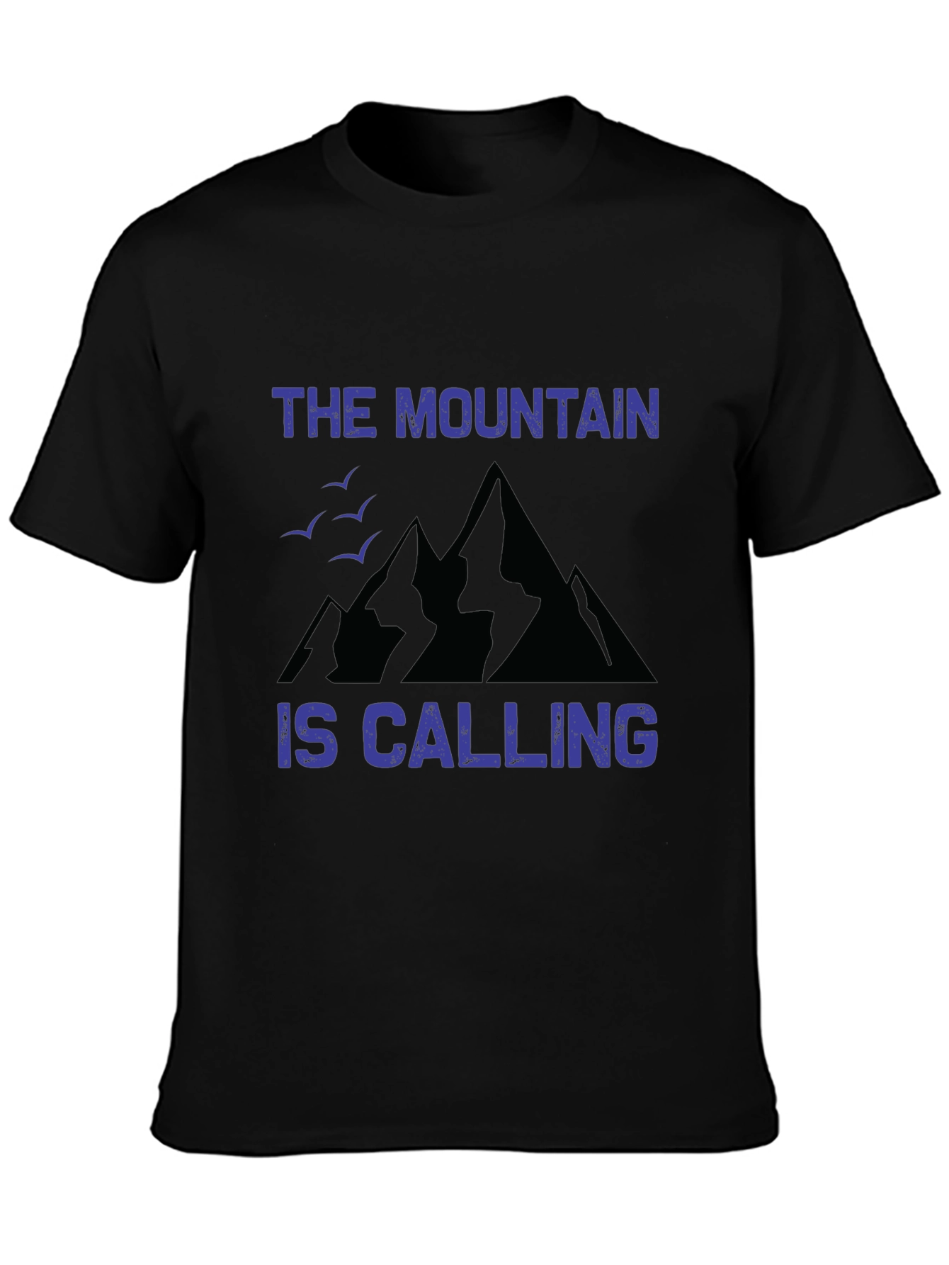 The Mountain is Calling Black T-Shirt