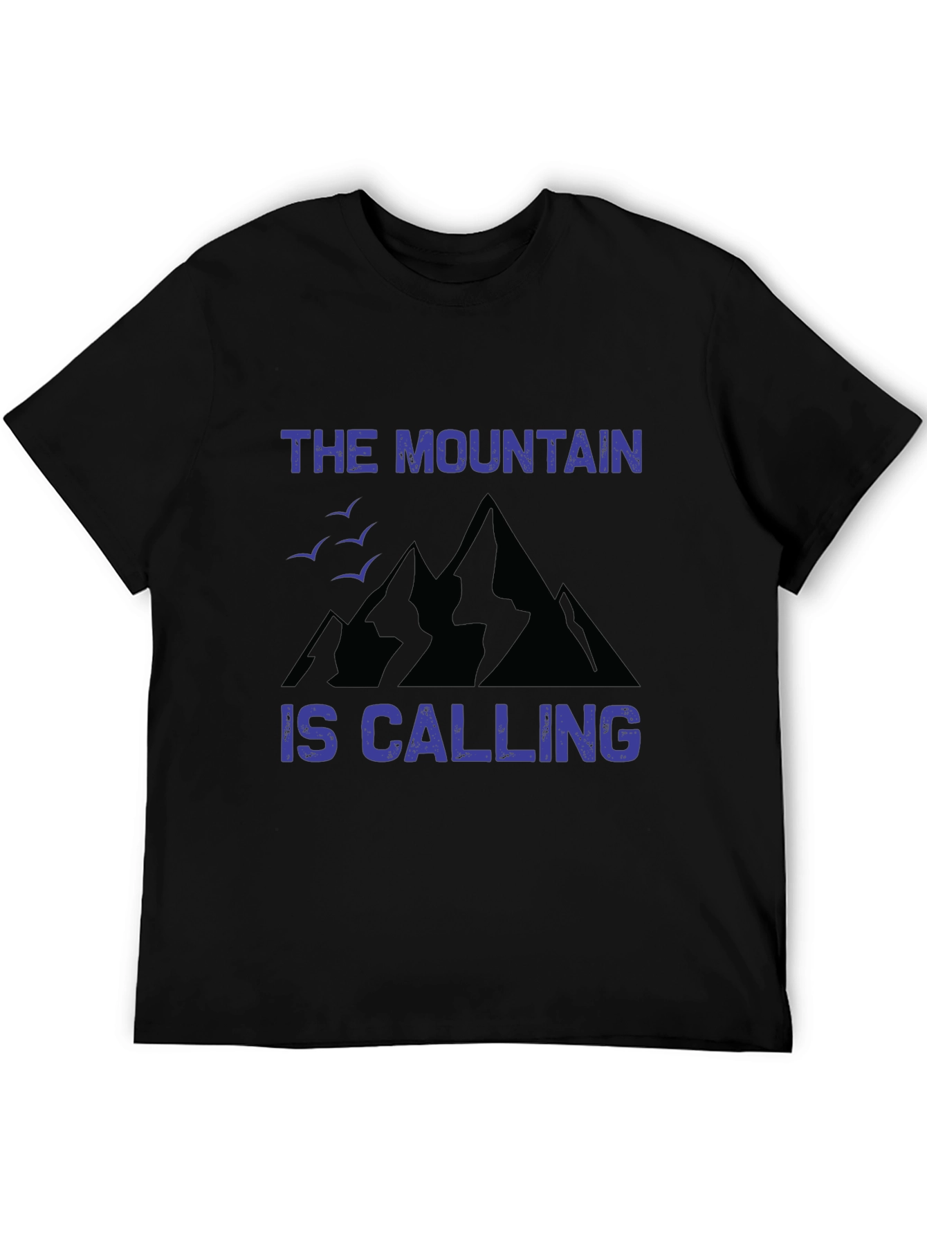 The Mountain is Calling Black T-Shirt