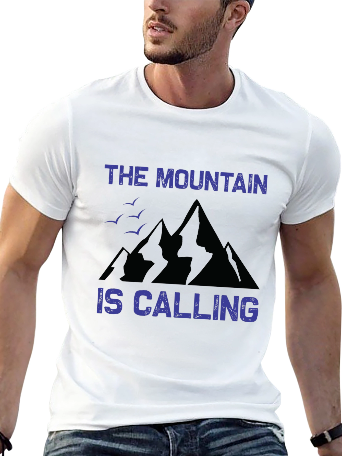 The Mountain is Calling Black T-Shirt
