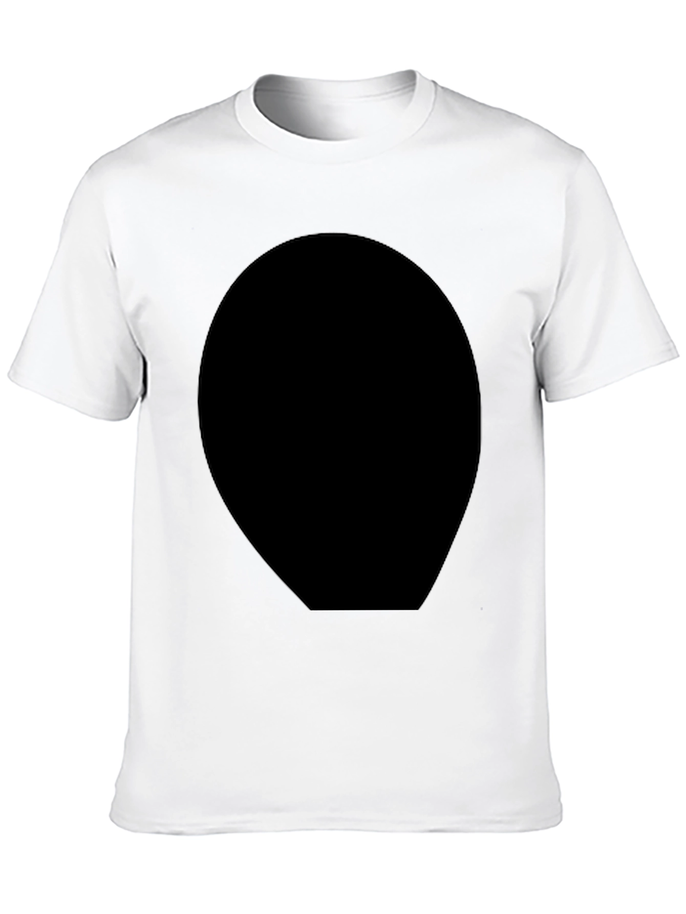Mens Black Short Sleeve Crew Neck T-Shirt