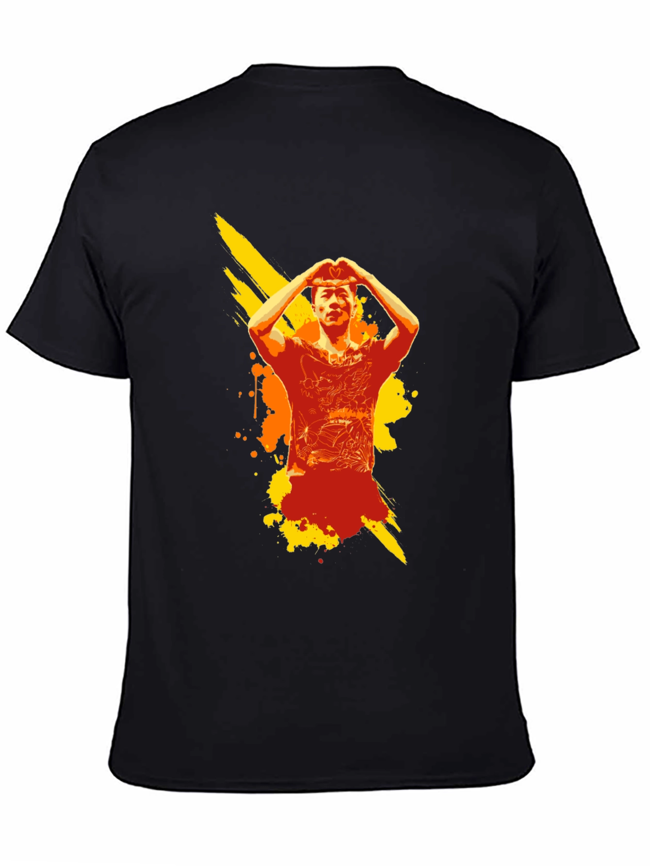 Urban Graphic Tee: Artistic Portrait