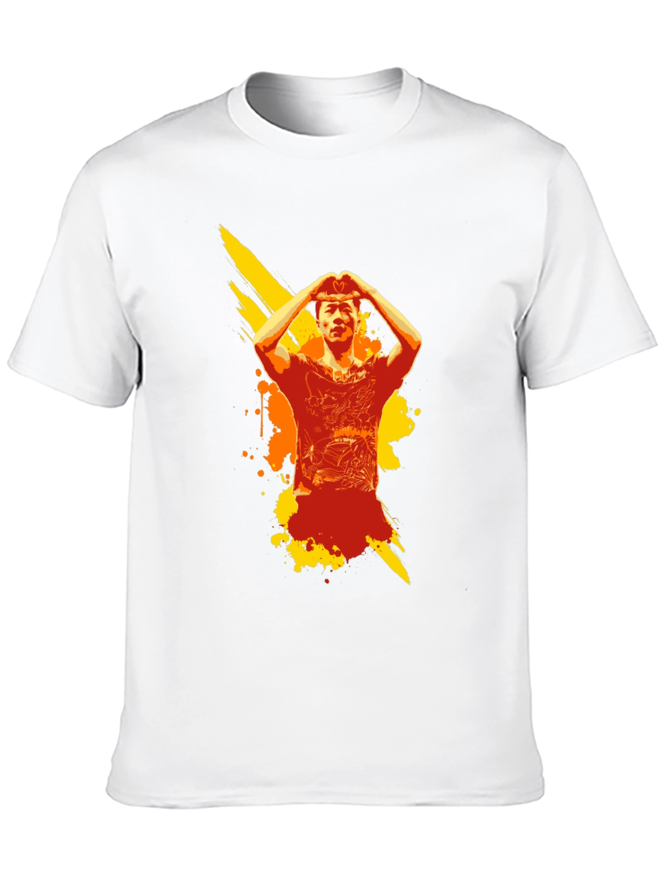 Urban Graphic Tee: Artistic Portrait