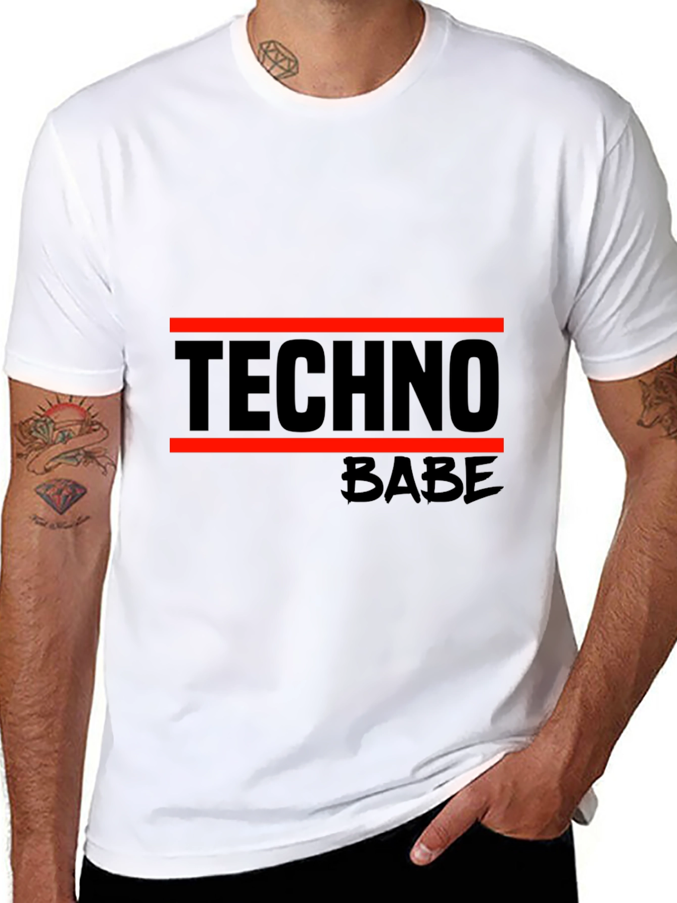 Techno Babe Graphic T-Shirt