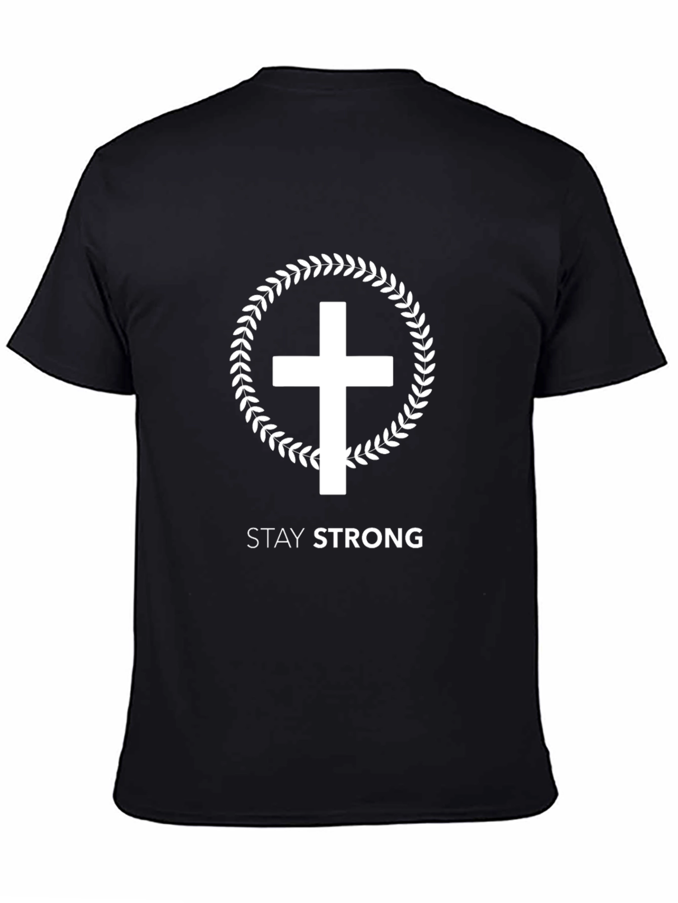 Stay Strong Christian T-Shirt - Black